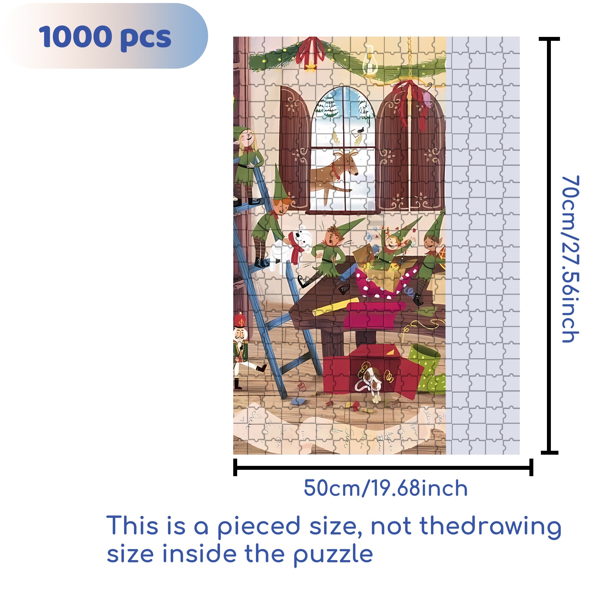 Toy Story 500pcs/1000pcs Jigsaw Puzzle, Scratch-Resistant, Interactive Family Game & Brain-Boosting DIY Decor, Perfect for Halloween, Christmas & New Year Gifts, Family Puzzle Game