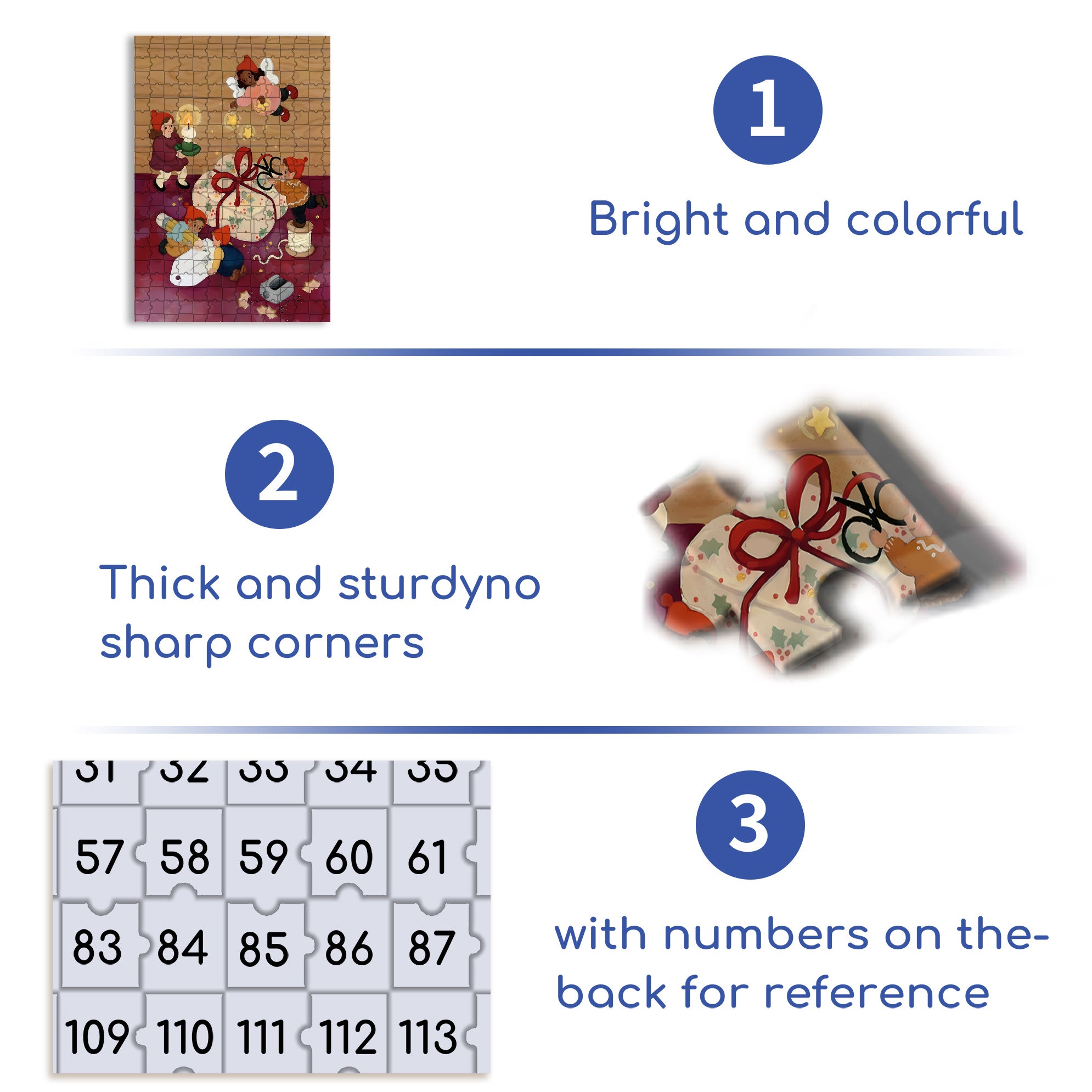 Wrap Gift 500pcs/1000pcs Jigsaw Puzzle, Scratch-Resistant, Interactive Family Game & Brain-Boosting DIY Decor, Perfect for Halloween, Christmas & New Year Gifts, Family Puzzle Game