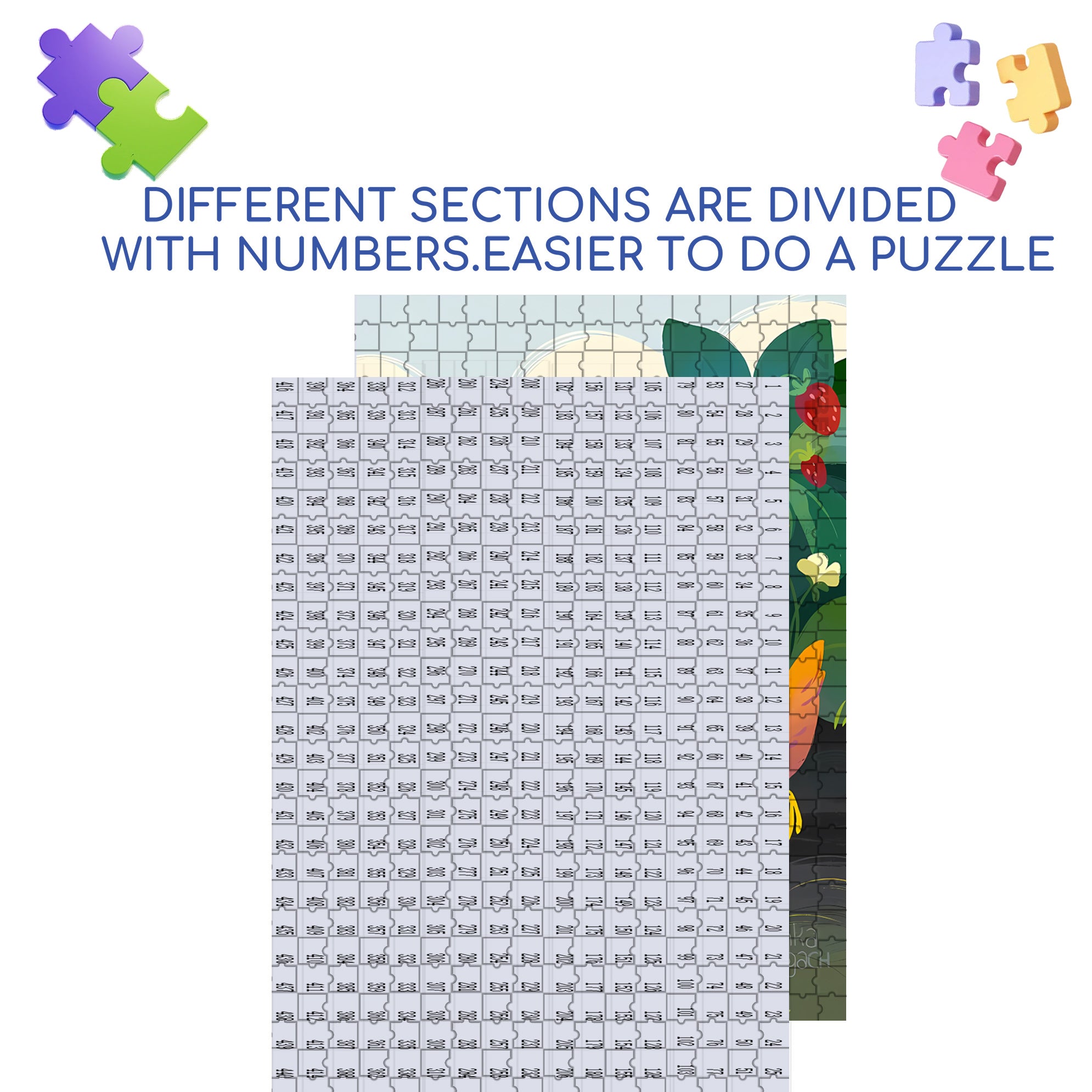 Animal Gardeners 500pcs/1000pcs Jigsaw Puzzle, Scratch-Resistant, Interactive Family Game & Brain-Boosting DIY Decor, Perfect for Halloween, Christmas & New Year Gifts, Family Puzzle Game