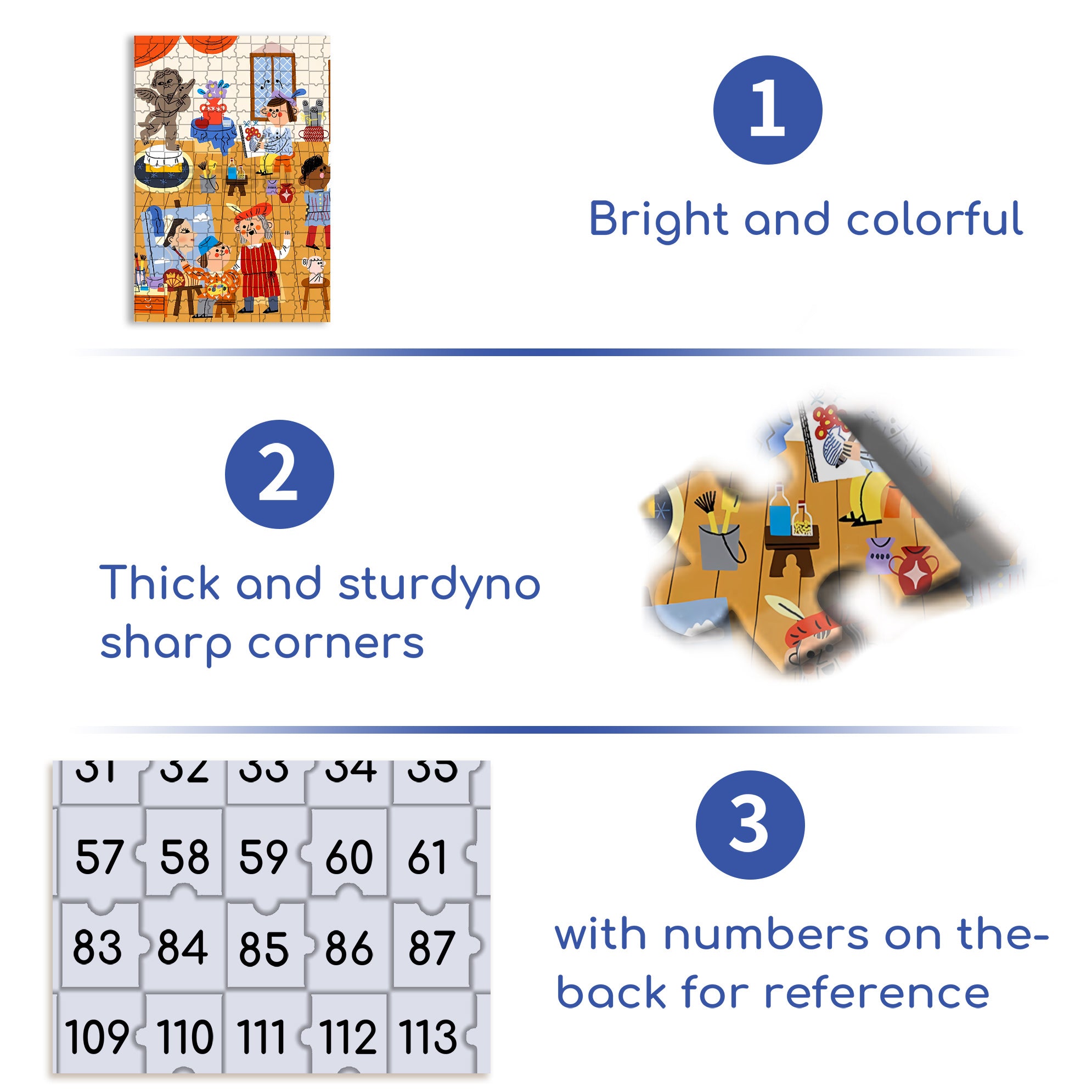 Art Curriculum 500pcs/1000pcs Jigsaw Puzzle, Scratch-Resistant, Interactive Family Game & Brain-Boosting DIY Decor, Perfect for Halloween, Christmas & New Year Gifts, Family Puzzle Game