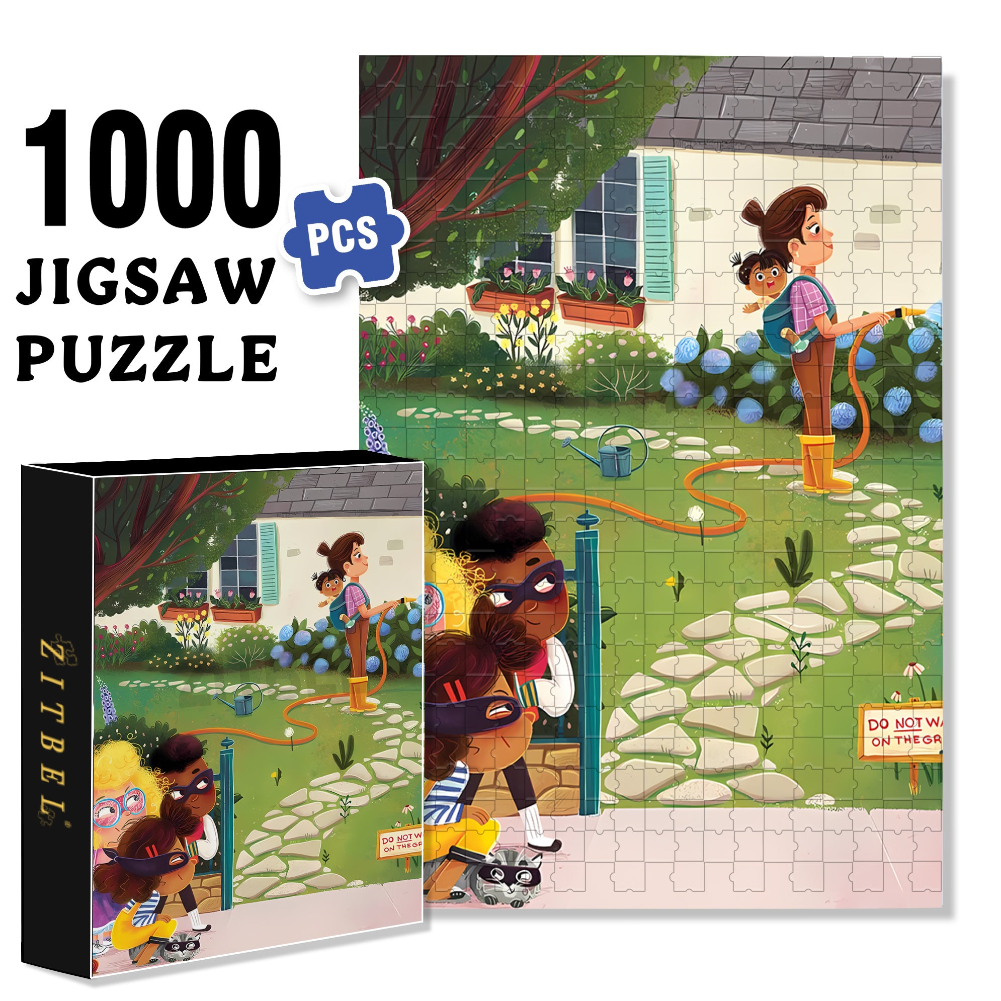 Claudia 500pcs/1000pcs Jigsaw Puzzle, Scratch-Resistant, Interactive Family Game & Brain-Boosting DIY Decor, Perfect for Halloween, Christmas & New Year Gifts, Family Puzzle Game