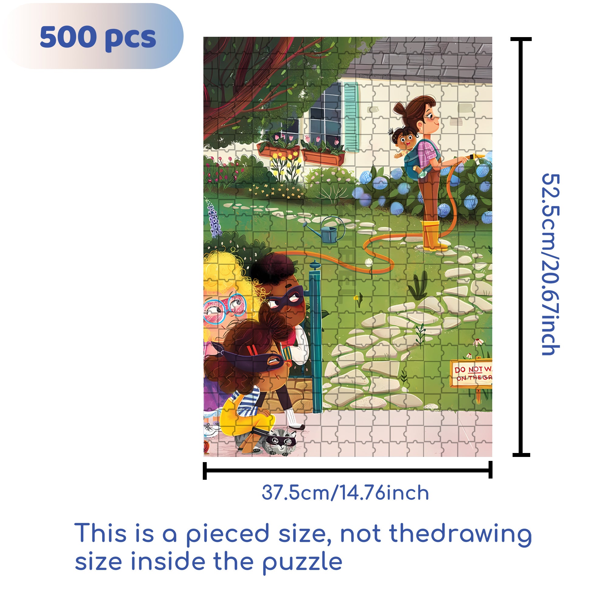 Claudia 500pcs/1000pcs Jigsaw Puzzle, Scratch-Resistant, Interactive Family Game & Brain-Boosting DIY Decor, Perfect for Halloween, Christmas & New Year Gifts, Family Puzzle Game