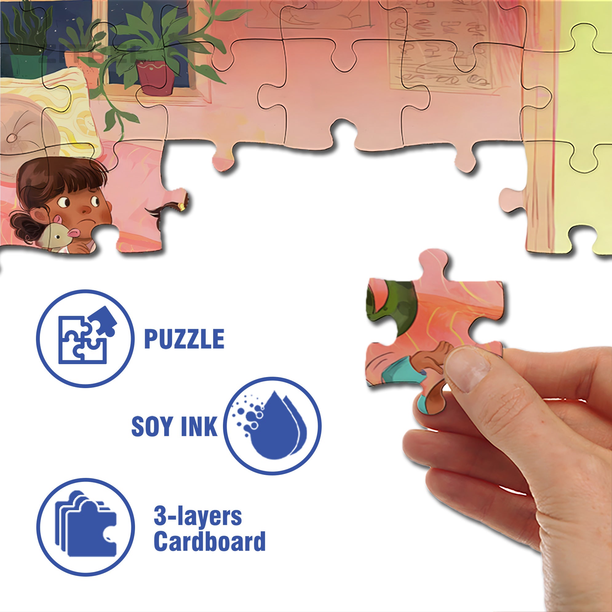 Dance With The Snake 500pcs/1000pcs Jigsaw Puzzle, Scratch-Resistant, Interactive Family Game & Brain-Boosting DIY Decor, Perfect for Halloween, Christmas & New Year Gifts, Family Puzzle Game