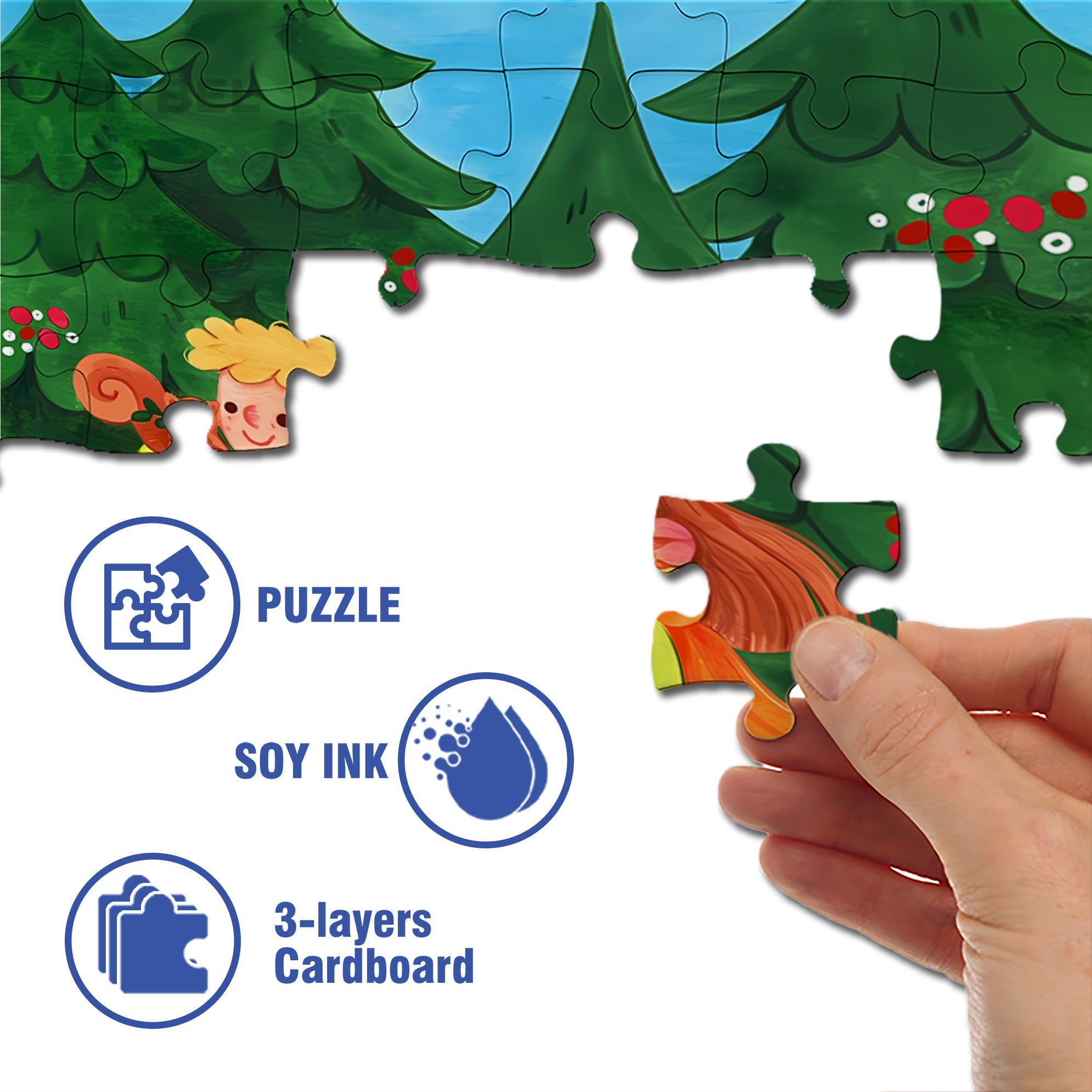Excursion 500pcs/1000pcs Jigsaw Puzzle, Scratch-Resistant, Interactive Family Game & Brain-Boosting DIY Decor, Perfect for Halloween, Christmas & New Year Gifts, Family Puzzle Game