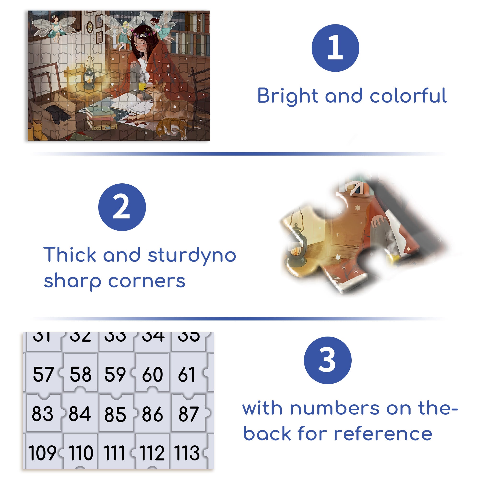 Follow You 500pcs/1000pcs Jigsaw Puzzle, Scratch-Resistant, Interactive Family Game & Brain-Boosting DIY Decor, Perfect for Halloween, Christmas & New Year Gifts, Family Puzzle Game