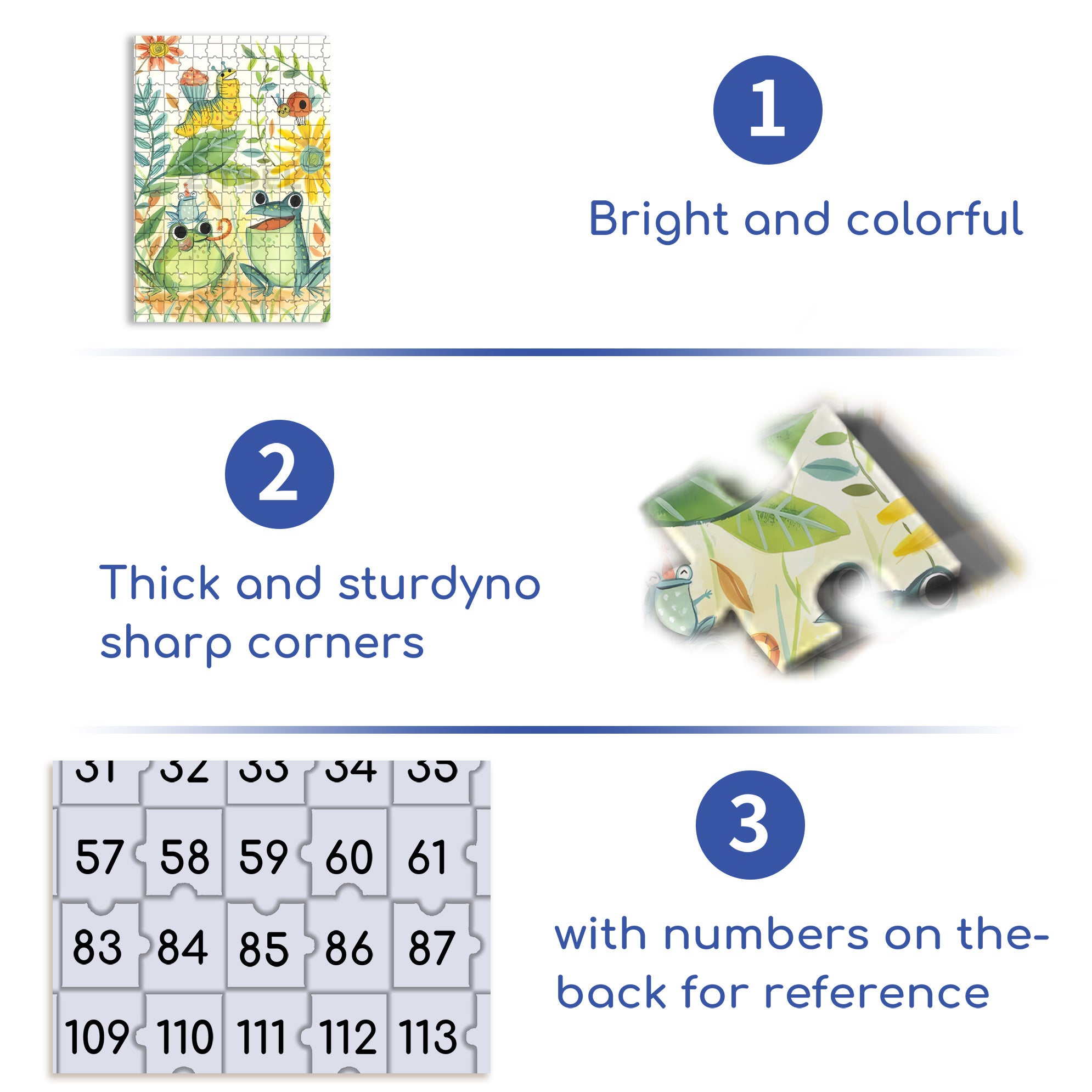 Frogs 500pcs/1000pcs Jigsaw Puzzle, Scratch-Resistant, Interactive Family Game & Brain-Boosting DIY Decor, Perfect for Halloween, Christmas & New Year Gifts, Family Puzzle Game