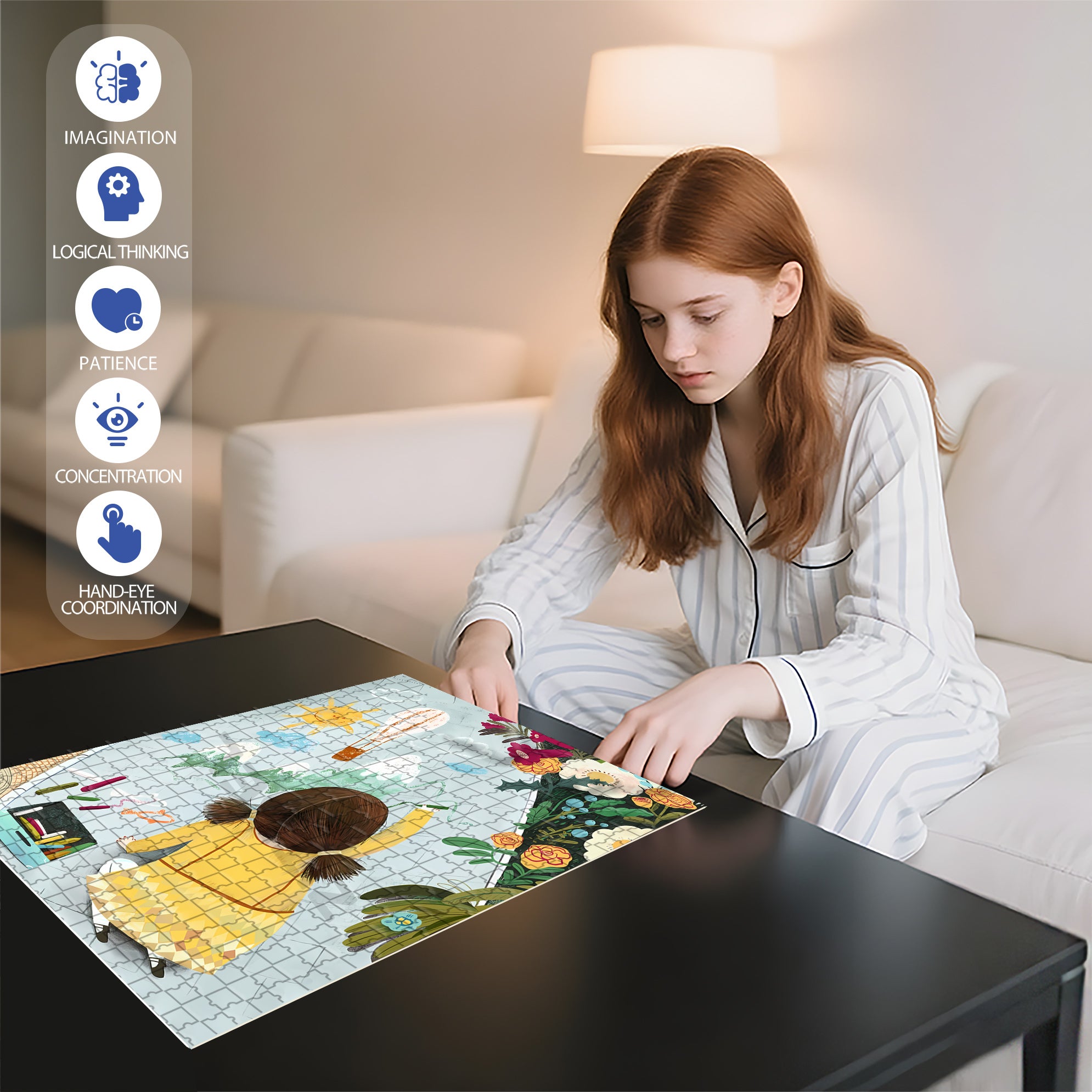 Graffiti Artist 500pcs/1000pcs Jigsaw Puzzle, Scratch-Resistant, Interactive Family Game & Brain-Boosting DIY Decor, Perfect for Halloween, Christmas & New Year Gifts, Family Puzzle Game