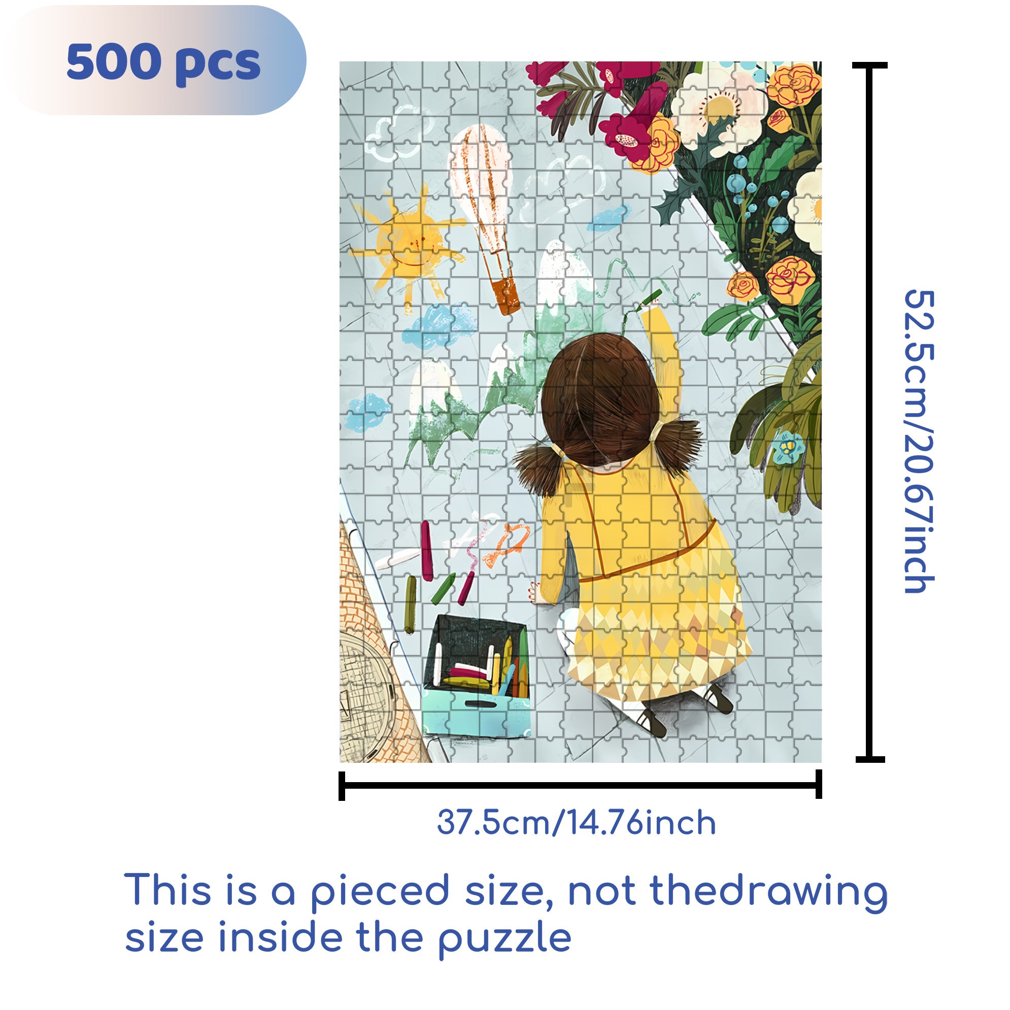 Graffiti Artist 500pcs/1000pcs Jigsaw Puzzle, Scratch-Resistant, Interactive Family Game & Brain-Boosting DIY Decor, Perfect for Halloween, Christmas & New Year Gifts, Family Puzzle Game