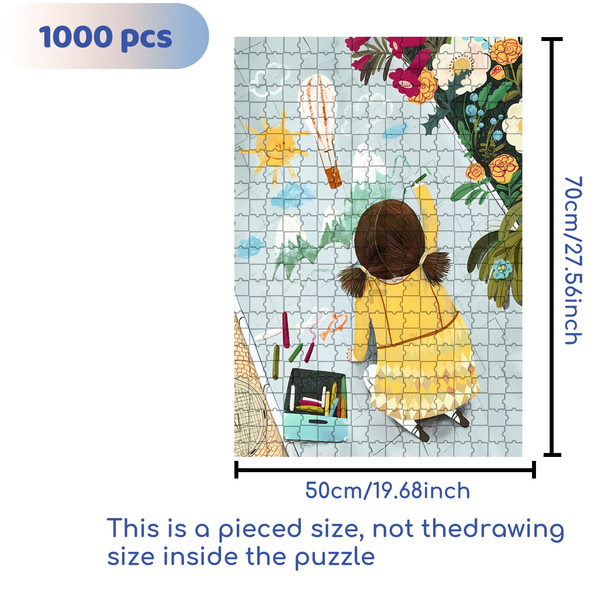 Graffiti Artist 500pcs/1000pcs Jigsaw Puzzle, Scratch-Resistant, Interactive Family Game & Brain-Boosting DIY Decor, Perfect for Halloween, Christmas & New Year Gifts, Family Puzzle Game