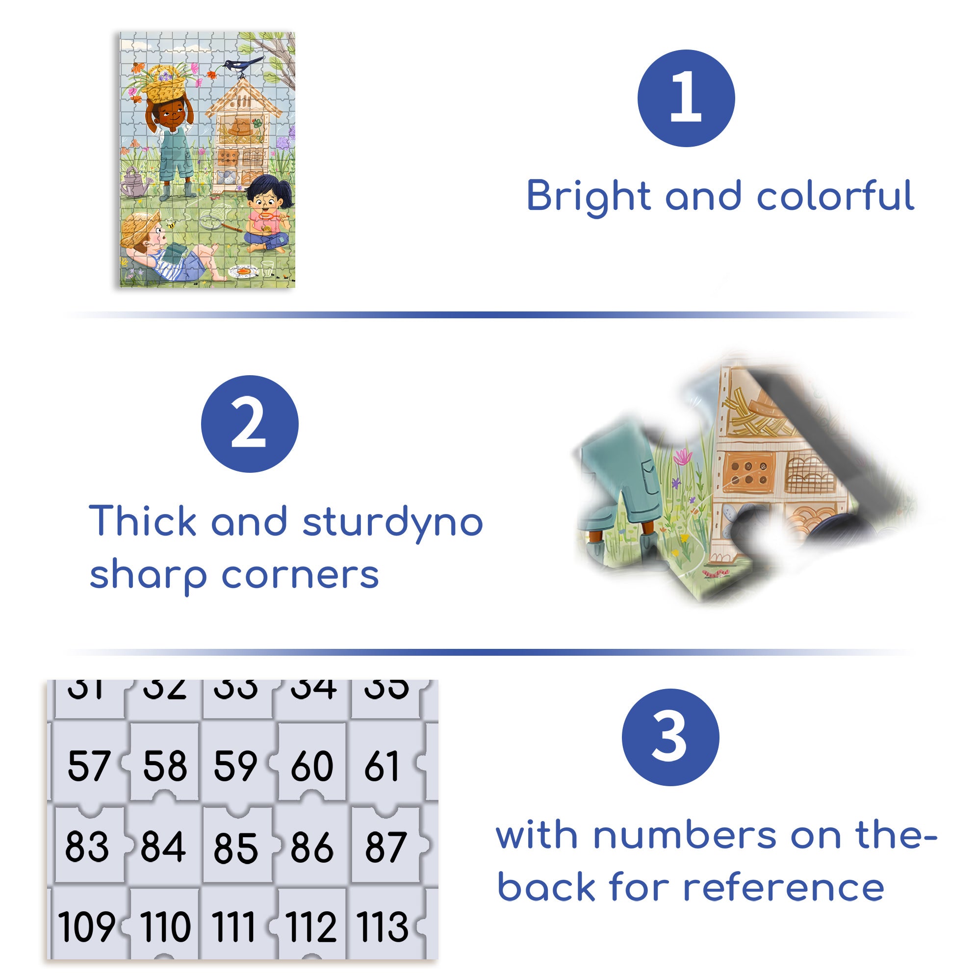 In The Graden 500pcs/1000pcs Jigsaw Puzzle, Scratch-Resistant, Interactive Family Game & Brain-Boosting DIY Decor, Perfect for Halloween, Christmas & New Year Gifts, Family Puzzle Game