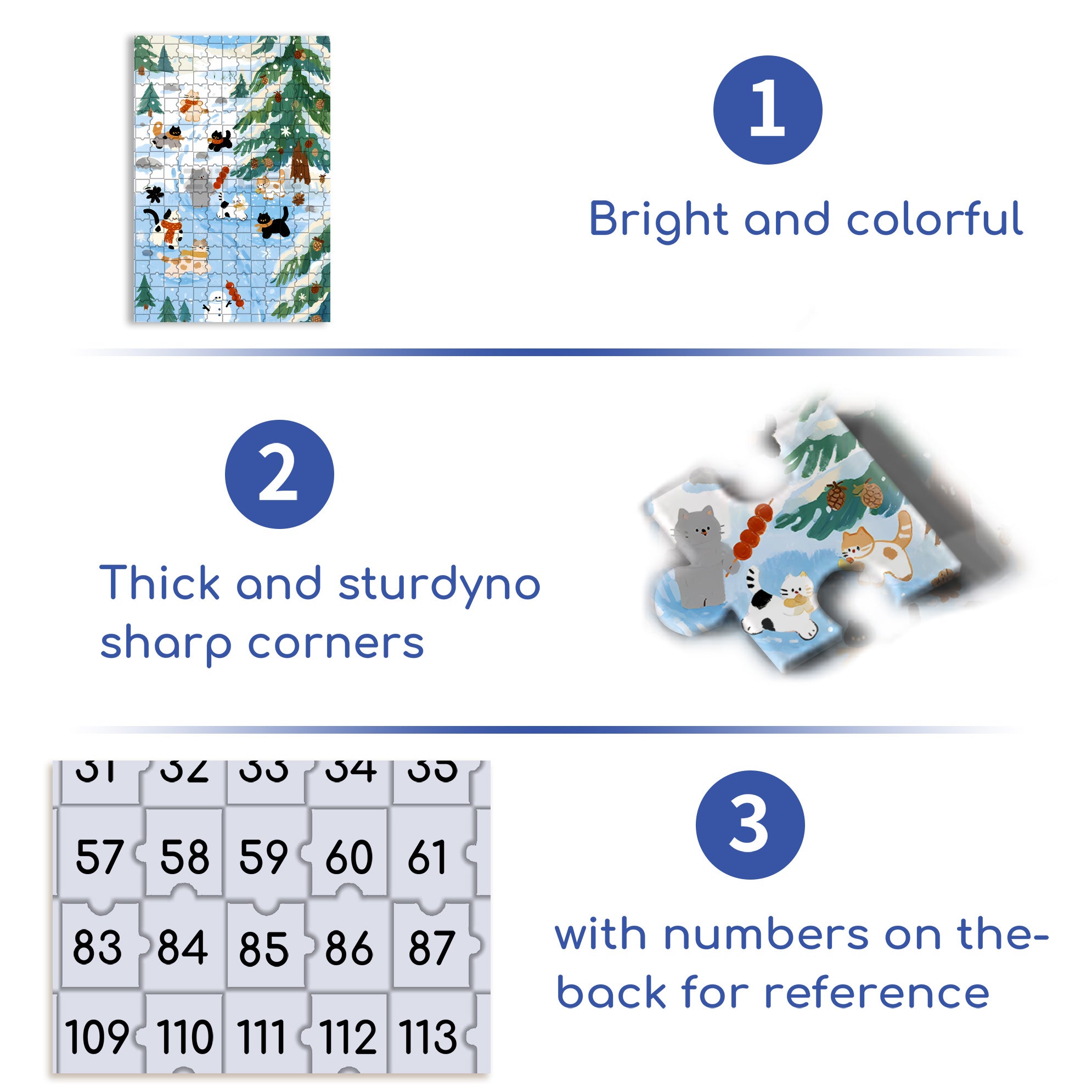 Joyful Snowland 500pcs/1000pcs Jigsaw Puzzle, Scratch-Resistant, Interactive Family Game & Brain-Boosting DIY Decor, Perfect for Halloween, Christmas & New Year Gifts, Family Puzzle Game