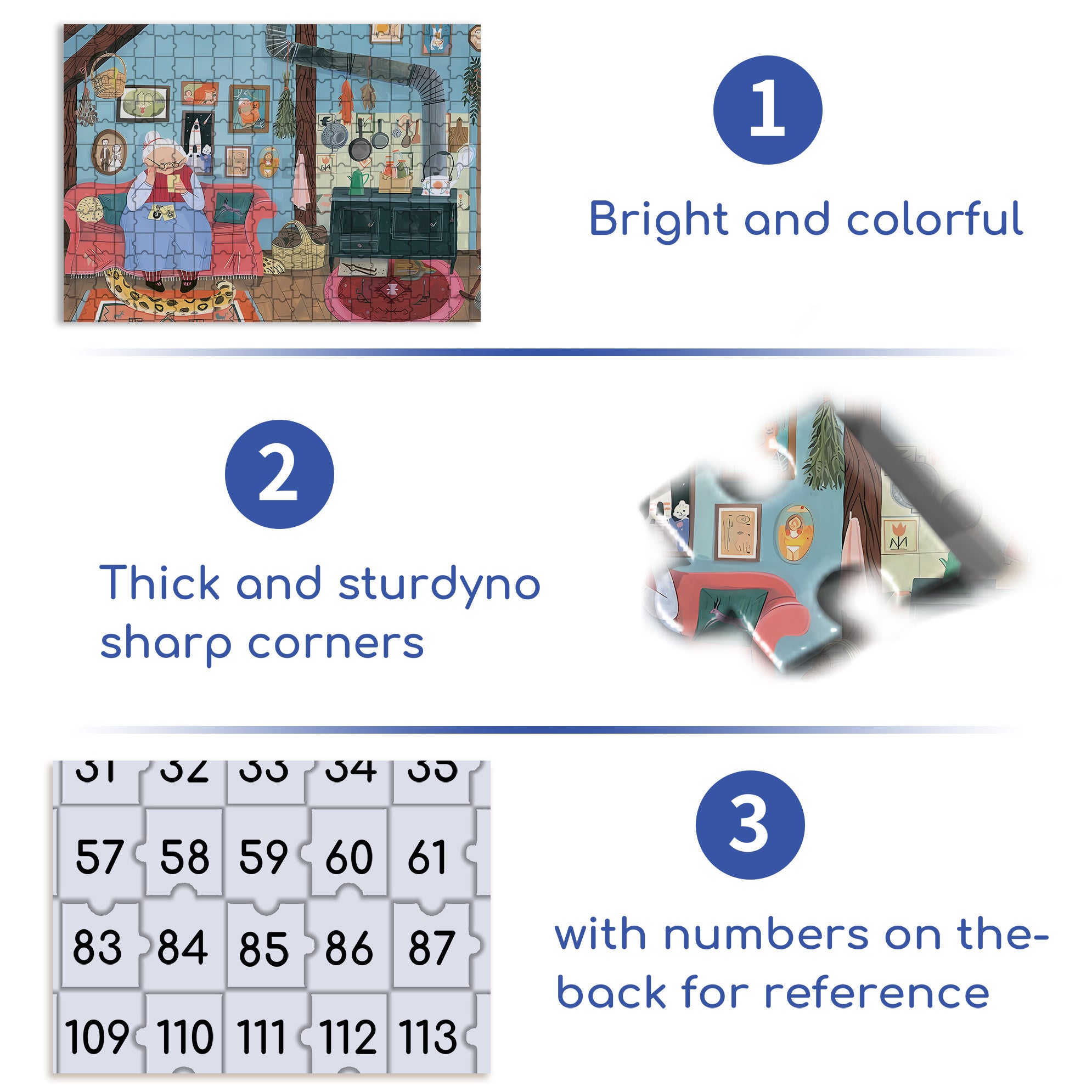 Miss 500pcs/1000pcs Jigsaw Puzzle, Scratch-Resistant, Interactive Family Game & Brain-Boosting DIY Decor, Perfect for Halloween, Christmas & New Year Gifts, Family Puzzle Game