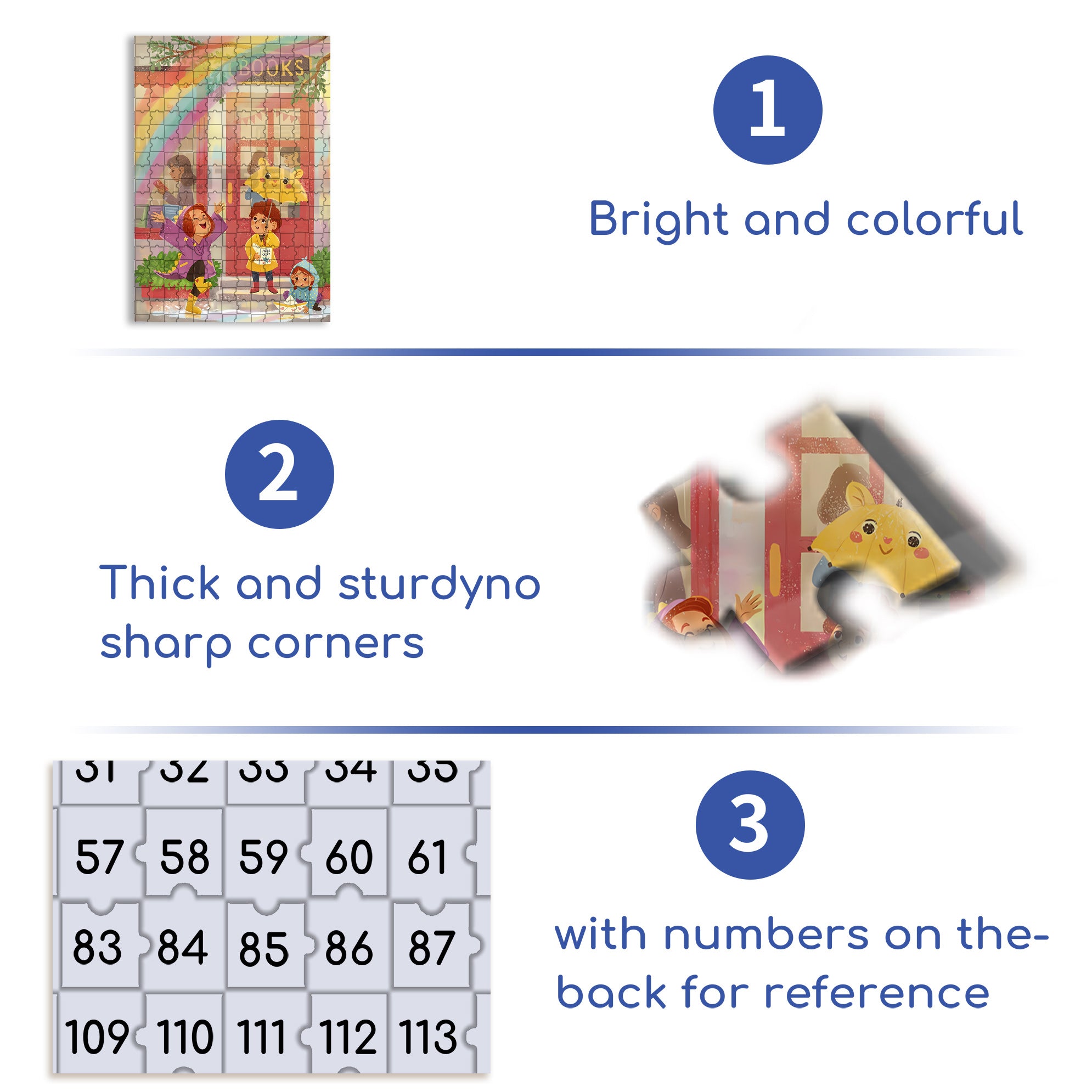 Rainbow 500pcs/1000pcs Jigsaw Puzzle, Scratch-Resistant, Interactive Family Game & Brain-Boosting DIY Decor, Perfect for Halloween, Christmas & New Year Gifts, Family Puzzle Game