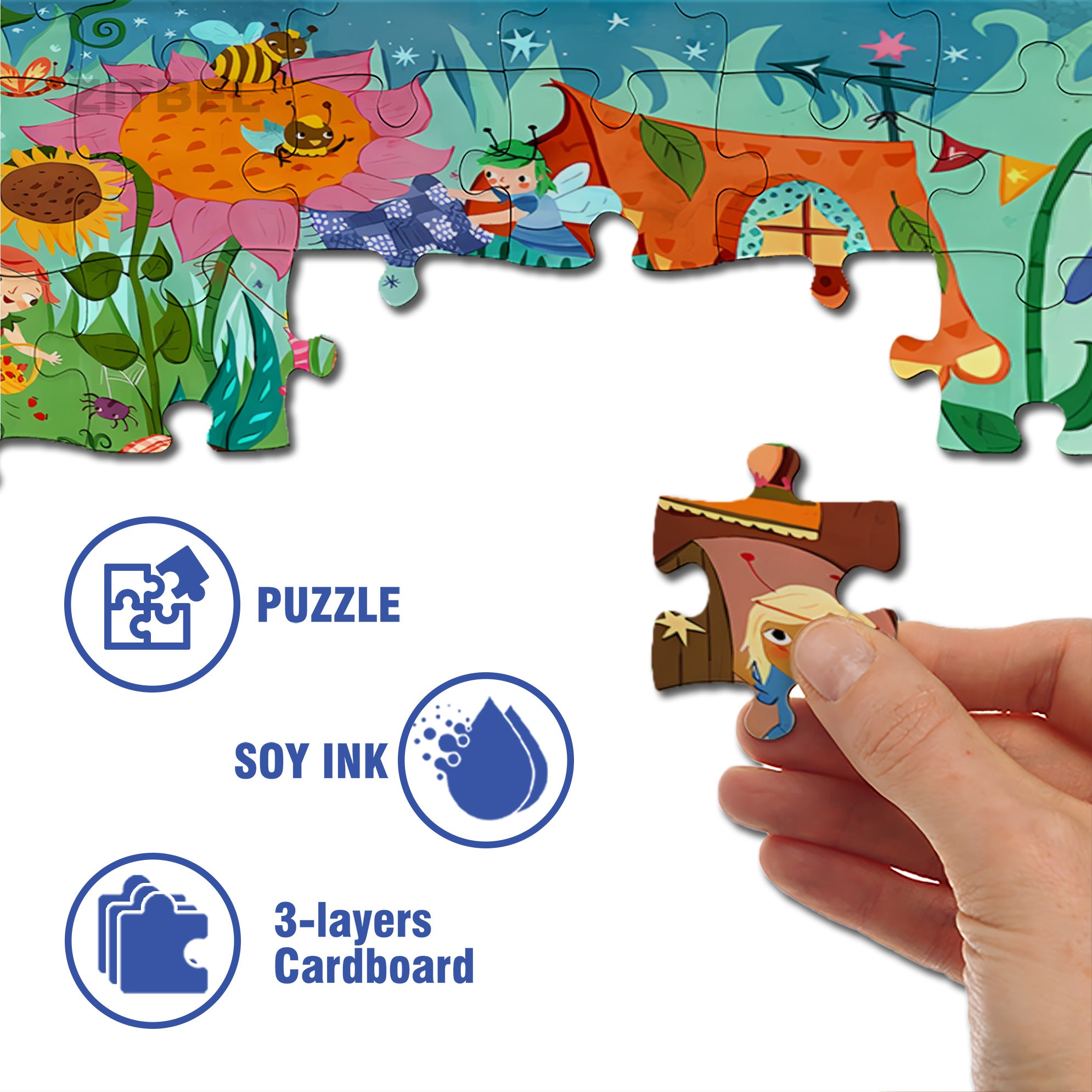 Rejoice 500pcs/1000pcs Jigsaw Puzzle, Scratch-Resistant, Interactive Family Game & Brain-Boosting DIY Decor, Perfect for Halloween, Christmas & New Year Gifts, Family Puzzle Game