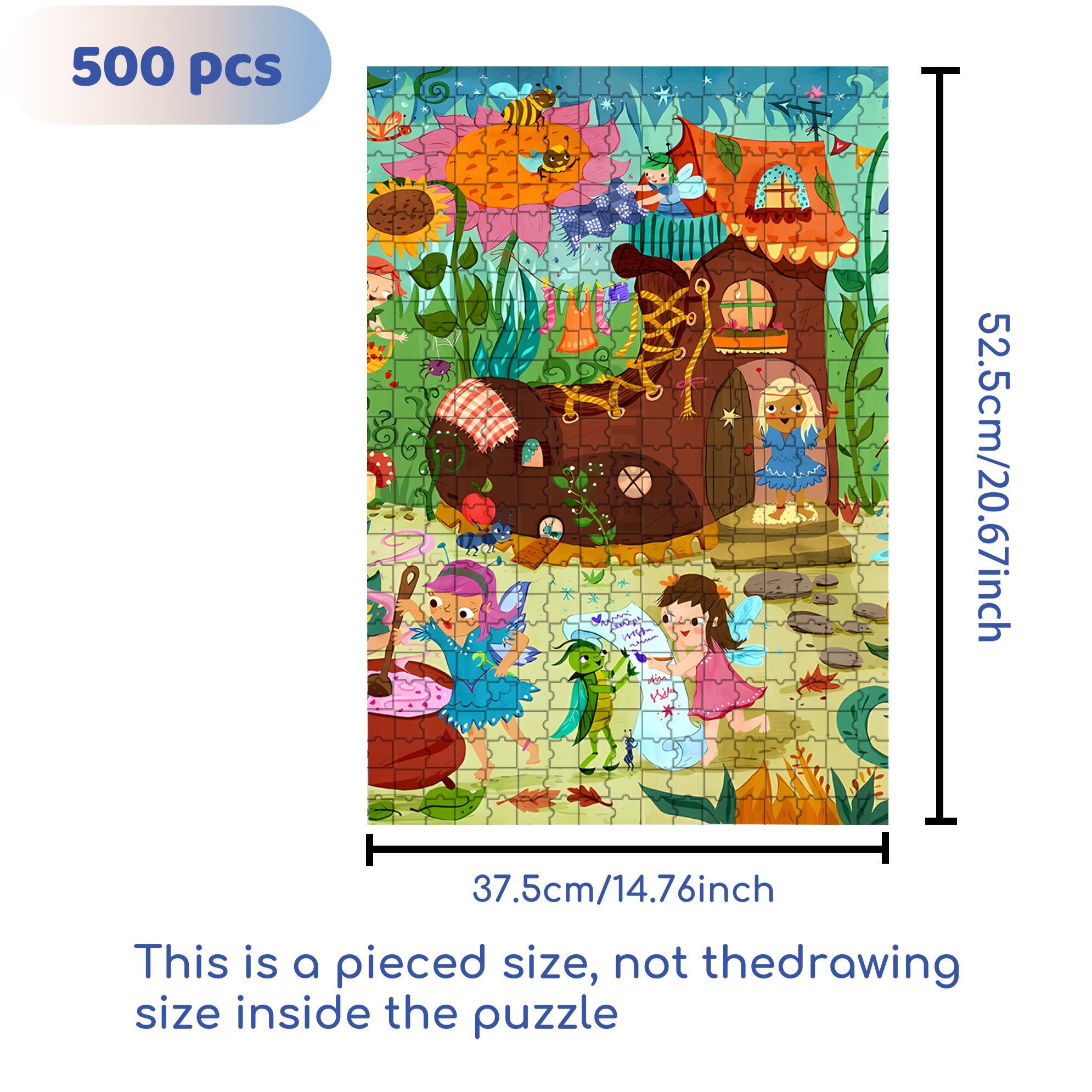 Rejoice 500pcs/1000pcs Jigsaw Puzzle, Scratch-Resistant, Interactive Family Game & Brain-Boosting DIY Decor, Perfect for Halloween, Christmas & New Year Gifts, Family Puzzle Game