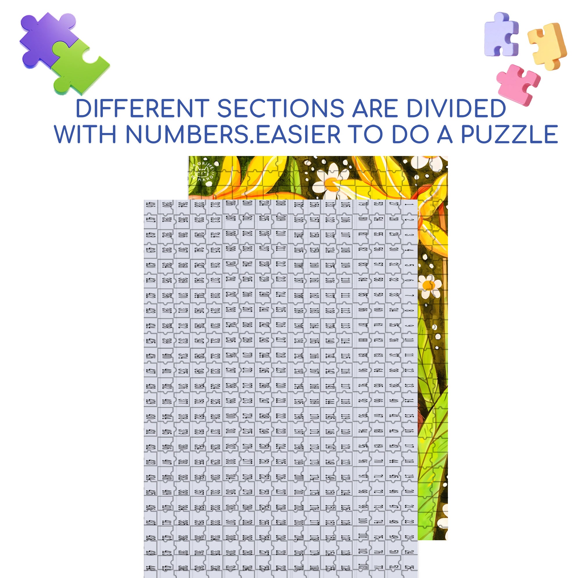 Smile 500pcs/1000pcs Jigsaw Puzzle, Scratch-Resistant, Interactive Family Game & Brain-Boosting DIY Decor, Perfect for Halloween, Christmas & New Year Gifts, Family Puzzle Game