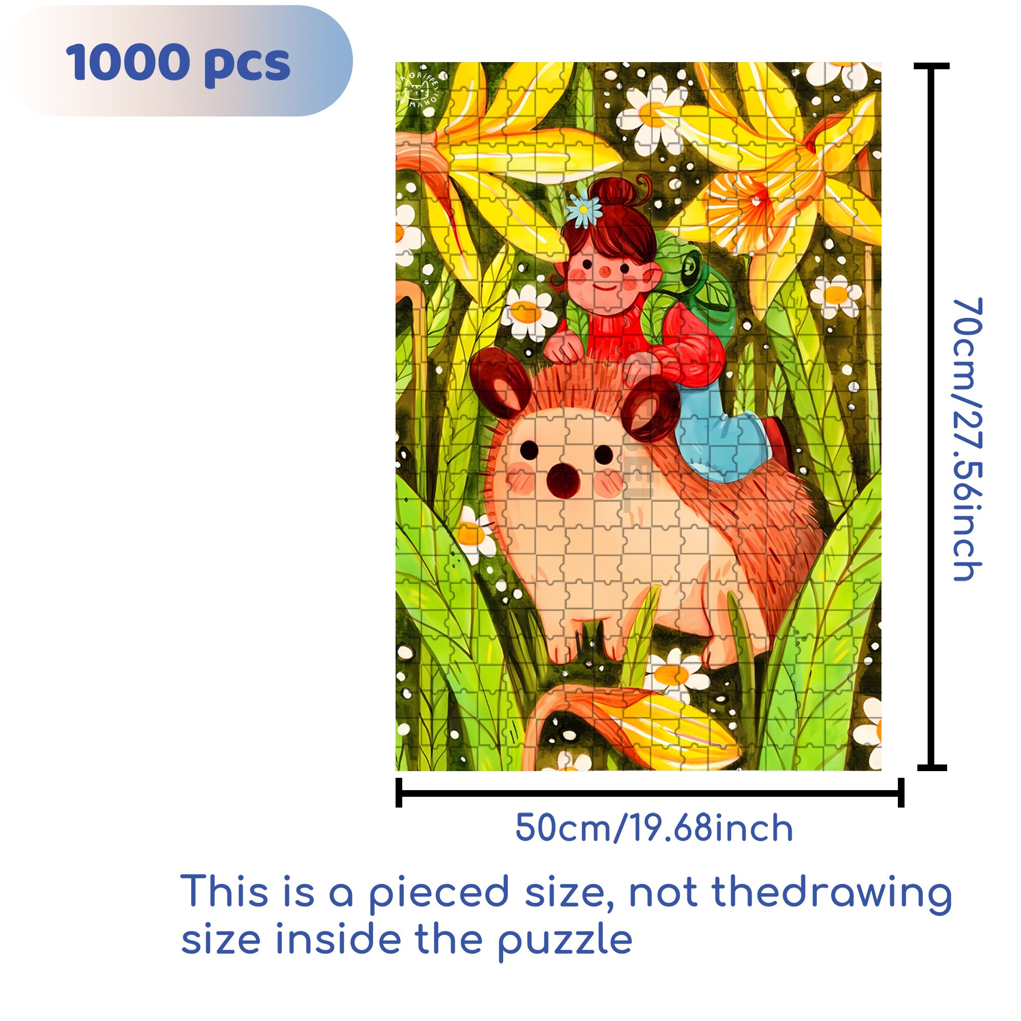 Smile 500pcs/1000pcs Jigsaw Puzzle, Scratch-Resistant, Interactive Family Game & Brain-Boosting DIY Decor, Perfect for Halloween, Christmas & New Year Gifts, Family Puzzle Game
