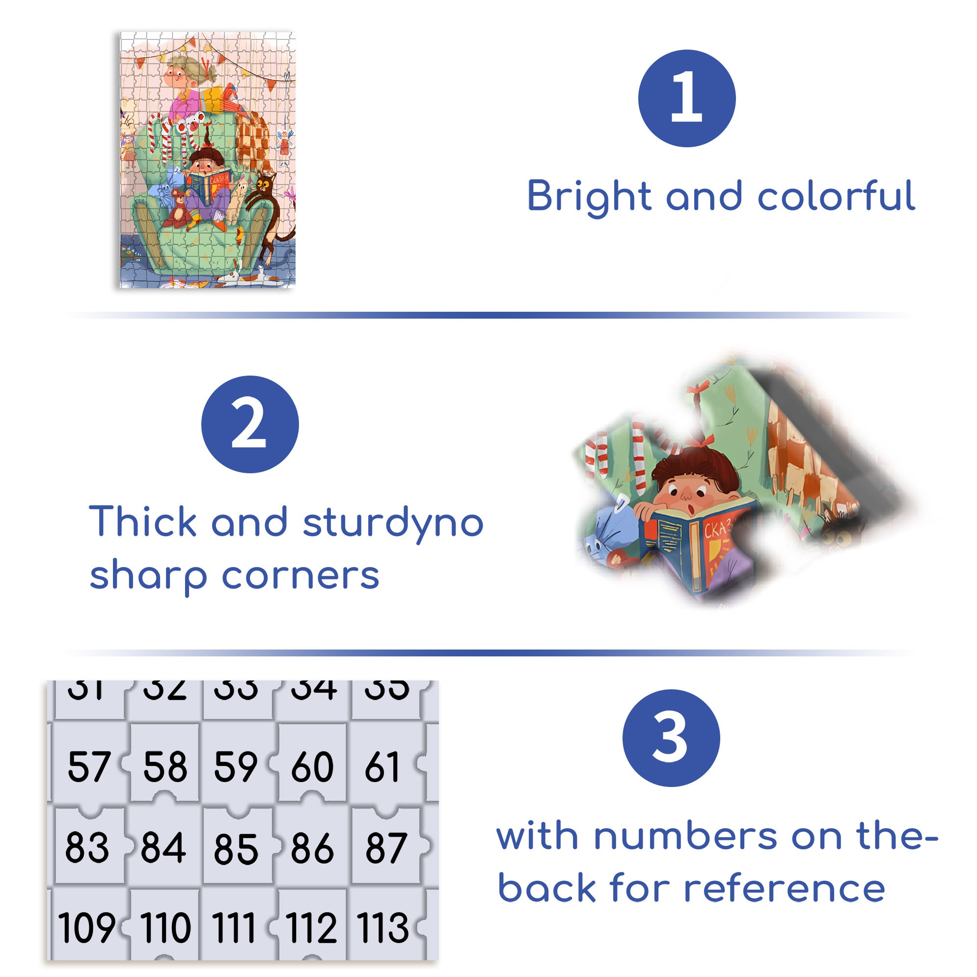 Story Book 500pcs/1000pcs Jigsaw Puzzle, Scratch-Resistant, Interactive Family Game & Brain-Boosting DIY Decor, Perfect for Halloween, Christmas & New Year Gifts, Family Puzzle Game