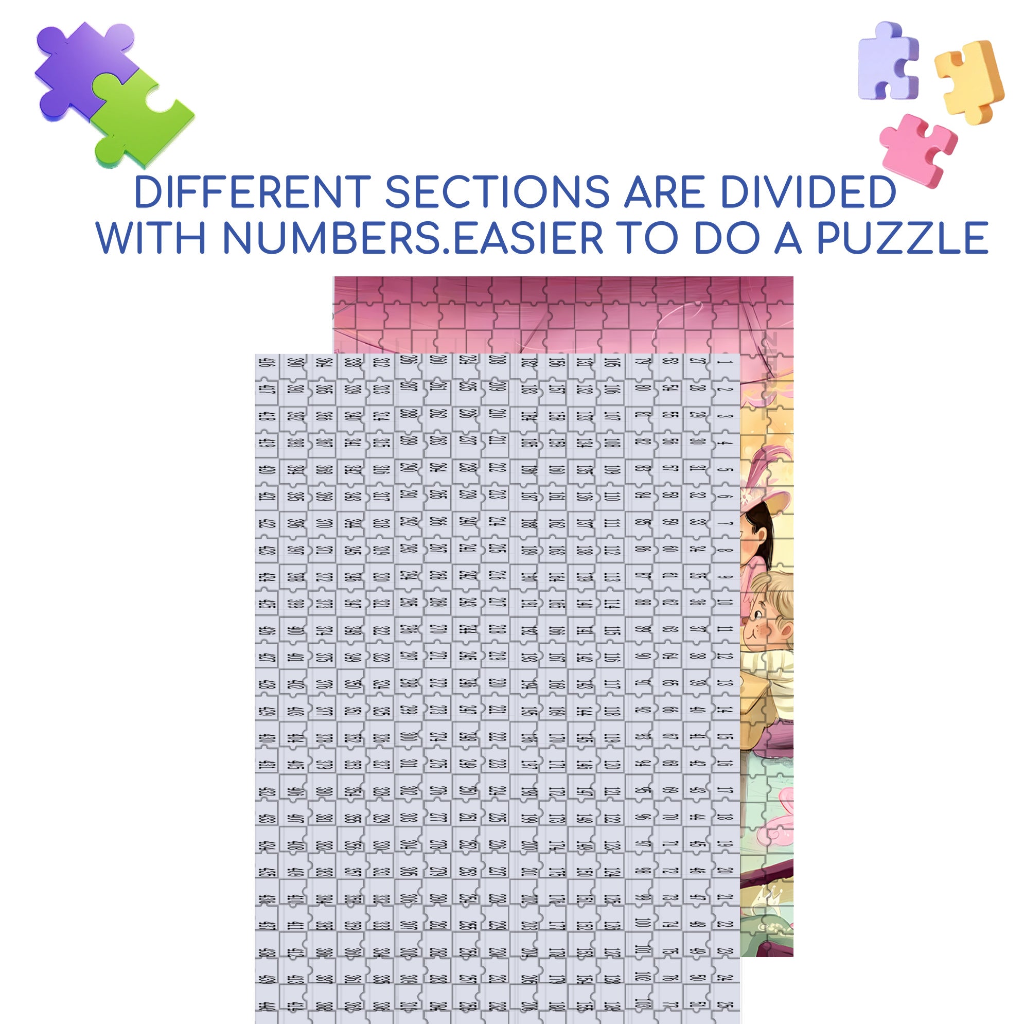 Tea Party 500pcs/1000pcs Jigsaw Puzzle, Scratch-Resistant, Interactive Family Game & Brain-Boosting DIY Decor, Perfect for Halloween, Christmas & New Year Gifts, Family Puzzle Game