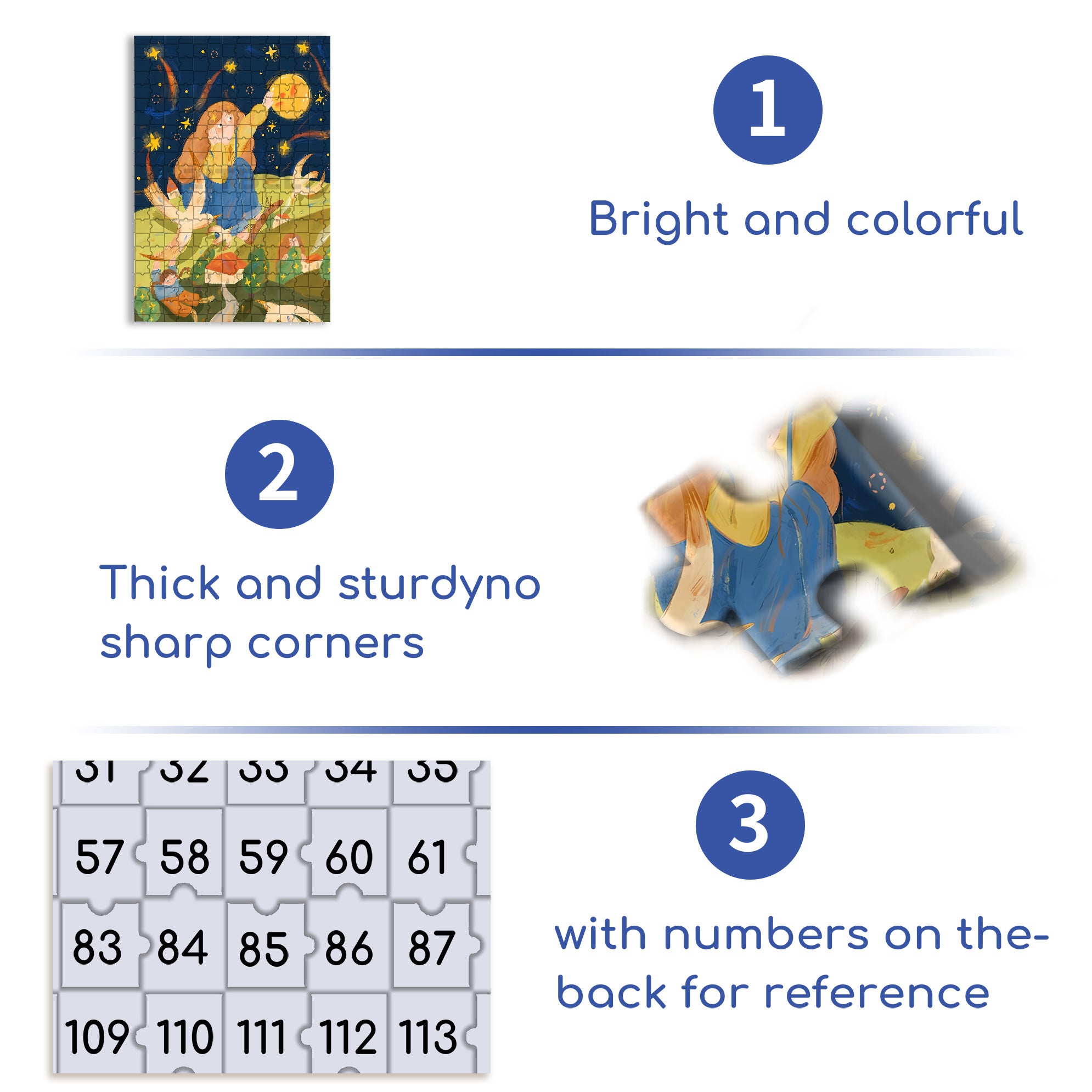 Touching The Moon 500pcs/1000pcs Jigsaw Puzzle, Scratch-Resistant, Interactive Family Game & Brain-Boosting DIY Decor, Perfect for Halloween, Christmas & New Year Gifts, Family Puzzle Game