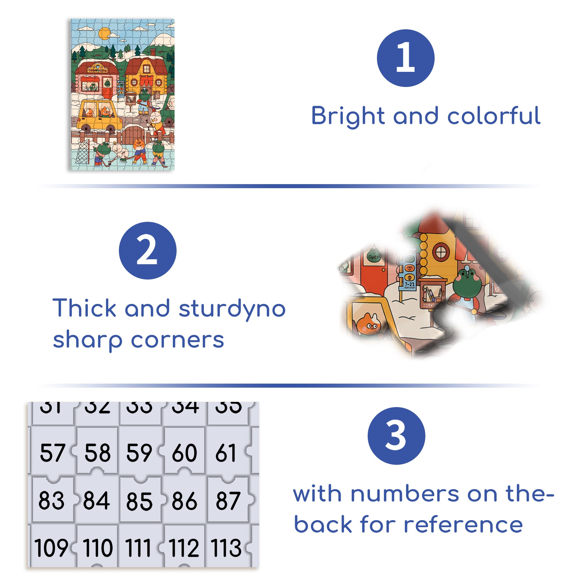 Under Mount Fuji 500pcs/1000pcs Jigsaw Puzzle, Scratch-Resistant, Interactive Family Game & Brain-Boosting DIY Decor, Perfect for Halloween, Christmas & New Year Gifts, Family Puzzle Game