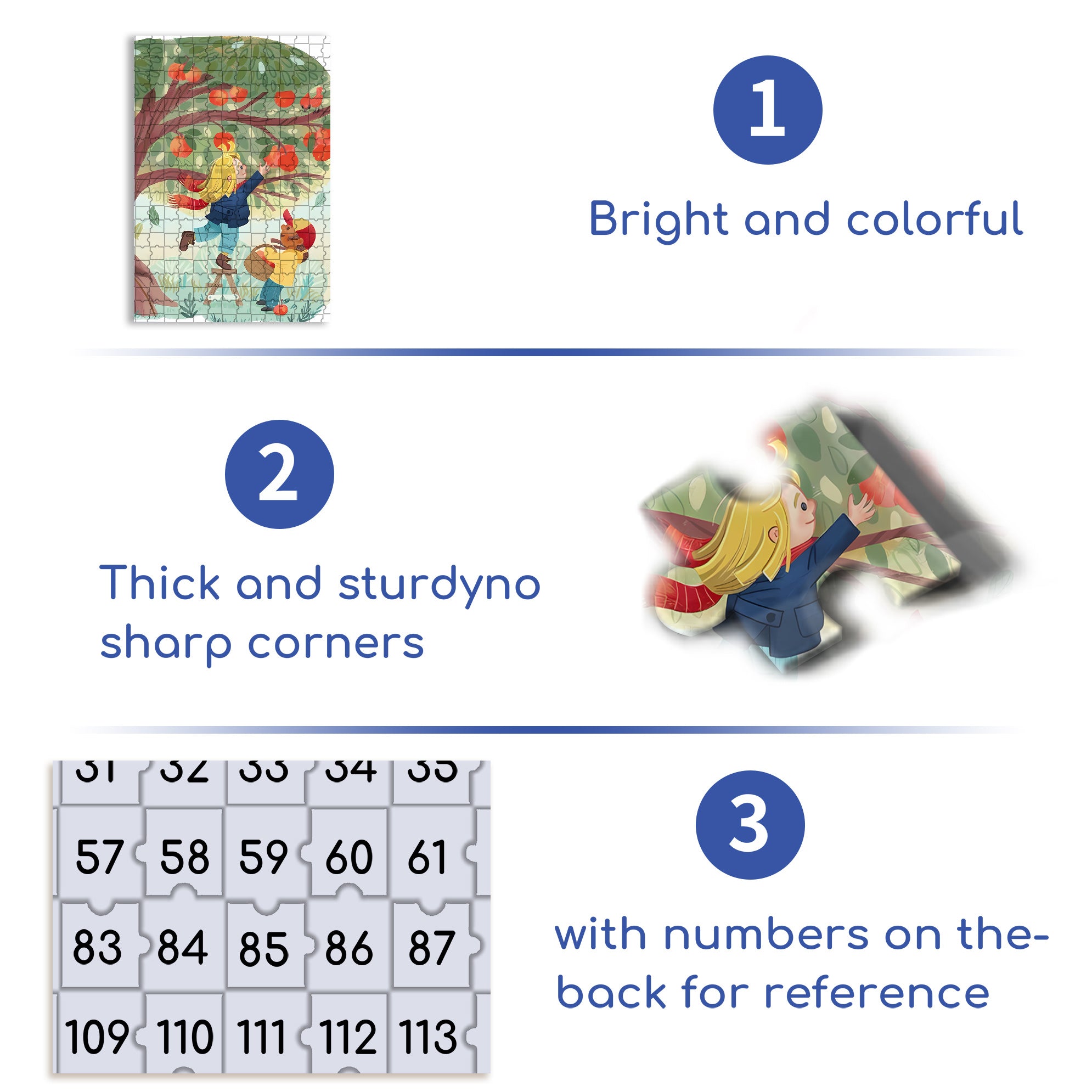 Under The Apple Tree 500pcs/1000pcs Jigsaw Puzzle, Scratch-Resistant, Interactive Family Game & Brain-Boosting DIY Decor, Perfect for Halloween, Christmas & New Year Gifts, Family Puzzle Game
