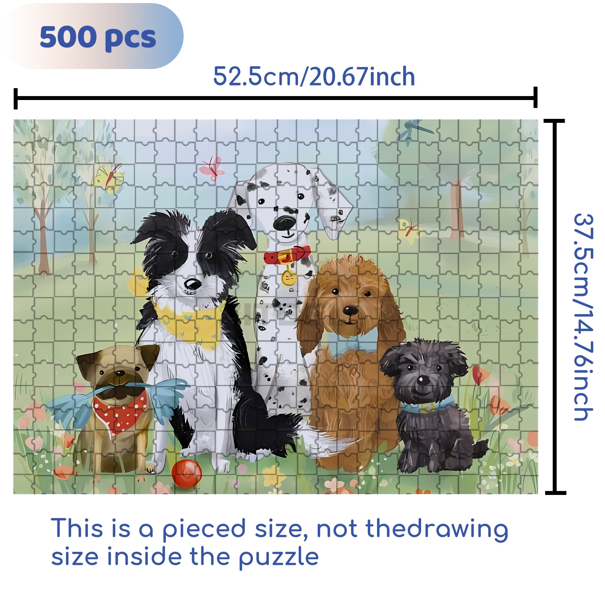 A Family Picture 500pcs/1000pcs Jigsaw Puzzle, Scratch-Resistant, Interactive Family Game & Brain-Boosting DIY Decor, Perfect for Halloween, Christmas & New Year Gifts, Family Puzzle Game