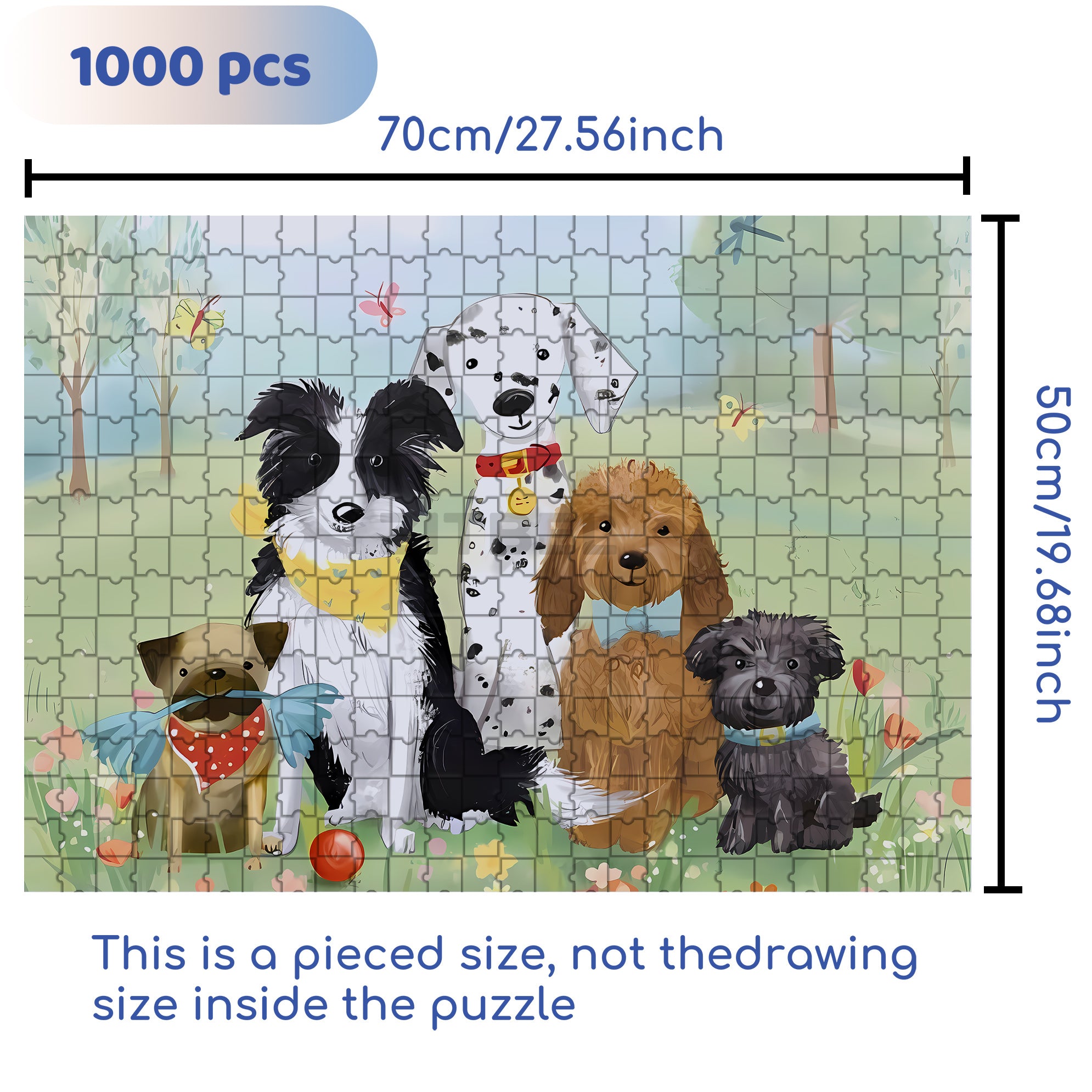 A Family Picture 500pcs/1000pcs Jigsaw Puzzle, Scratch-Resistant, Interactive Family Game & Brain-Boosting DIY Decor, Perfect for Halloween, Christmas & New Year Gifts, Family Puzzle Game