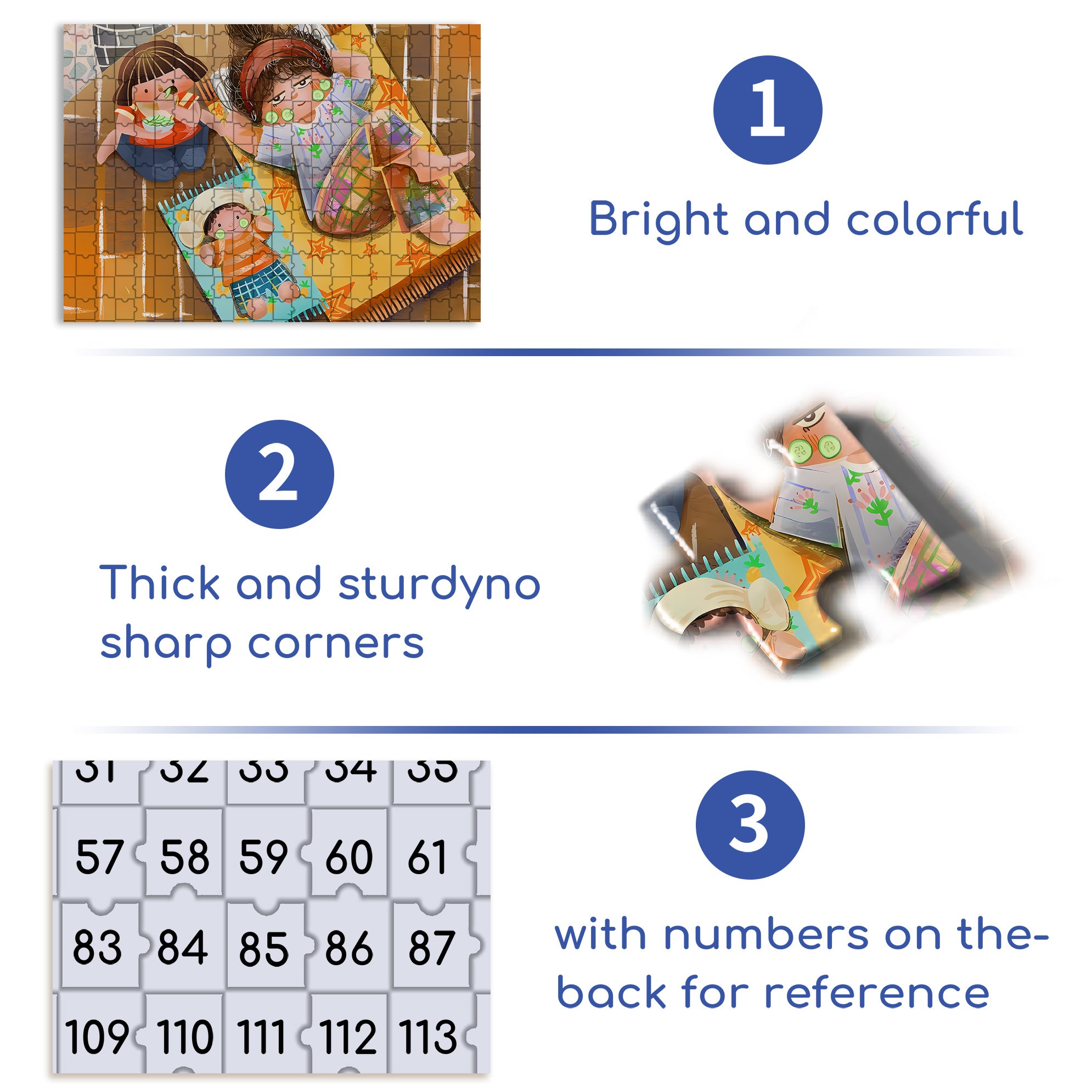 Beautician 500pcs/1000pcs Jigsaw Puzzle, Scratch-Resistant, Interactive Family Game & Brain-Boosting DIY Decor, Perfect for Halloween, Christmas & New Year Gifts, Family Puzzle Game