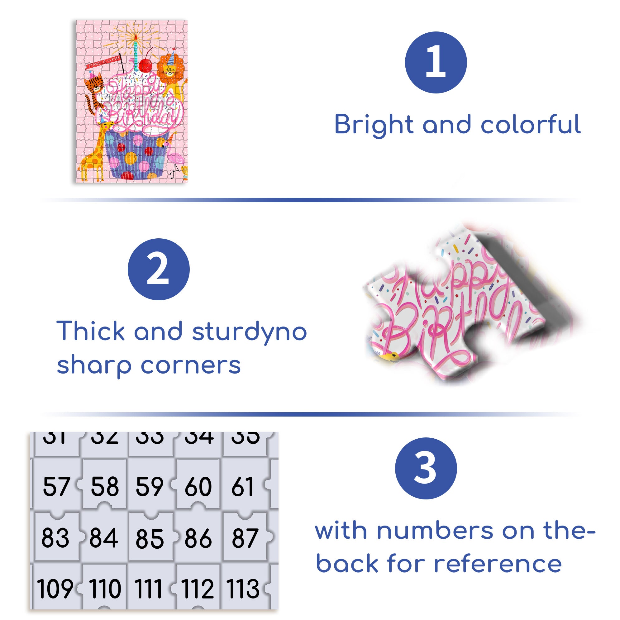 Cup Cake 500pcs/1000pcs Jigsaw Puzzle, Scratch-Resistant, Interactive Family Game & Brain-Boosting DIY Decor, Perfect for Halloween, Christmas & New Year Gifts, Family Puzzle Game