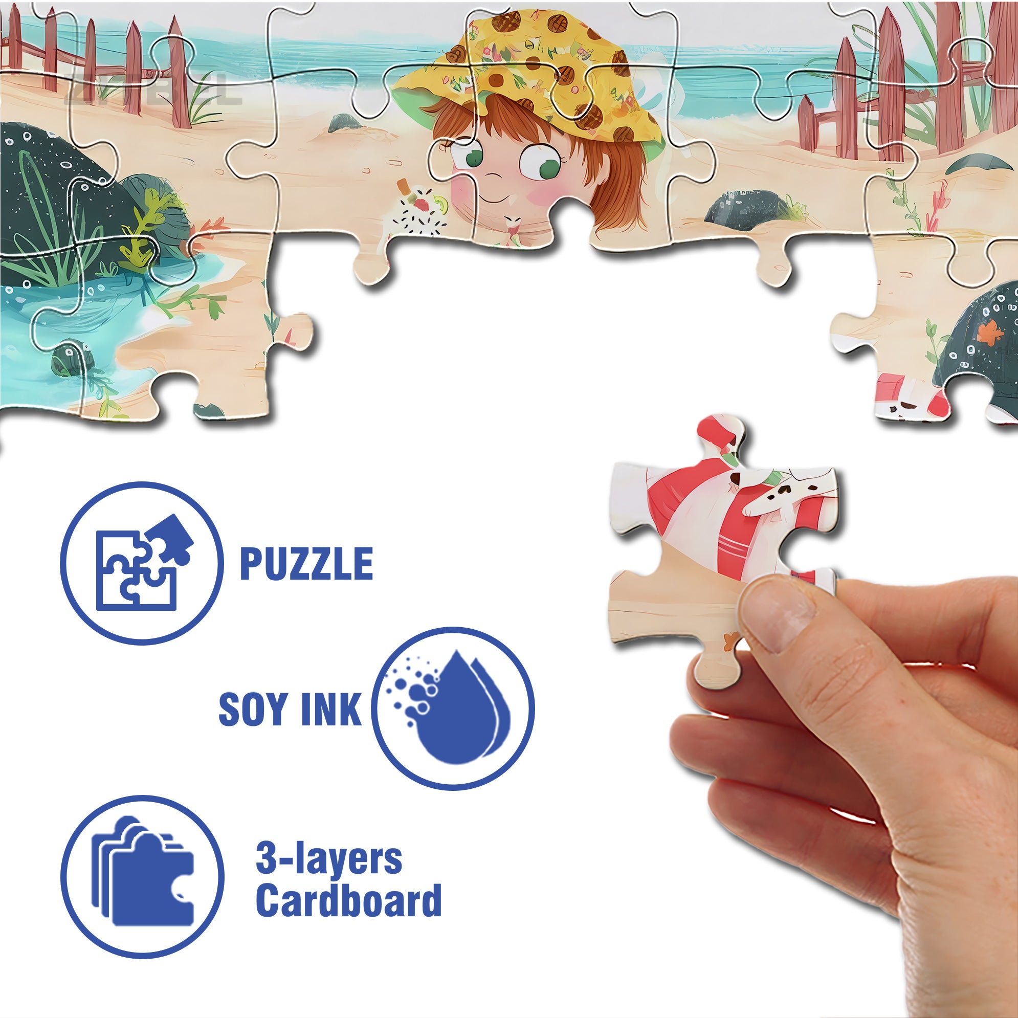 Dalmatian And Me 500pcs/1000pcs Jigsaw Puzzle, Scratch-Resistant, Interactive Family Game & Brain-Boosting DIY Decor, Perfect for Halloween, Christmas & New Year Gifts, Family Puzzle Game