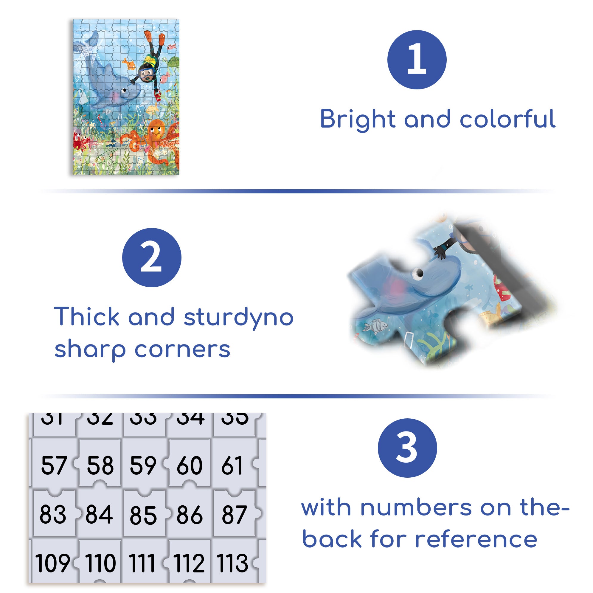 Diver 500pcs/1000pcs Jigsaw Puzzle, Scratch-Resistant, Interactive Family Game & Brain-Boosting DIY Decor, Perfect for Halloween, Christmas & New Year Gifts, Family Puzzle Game