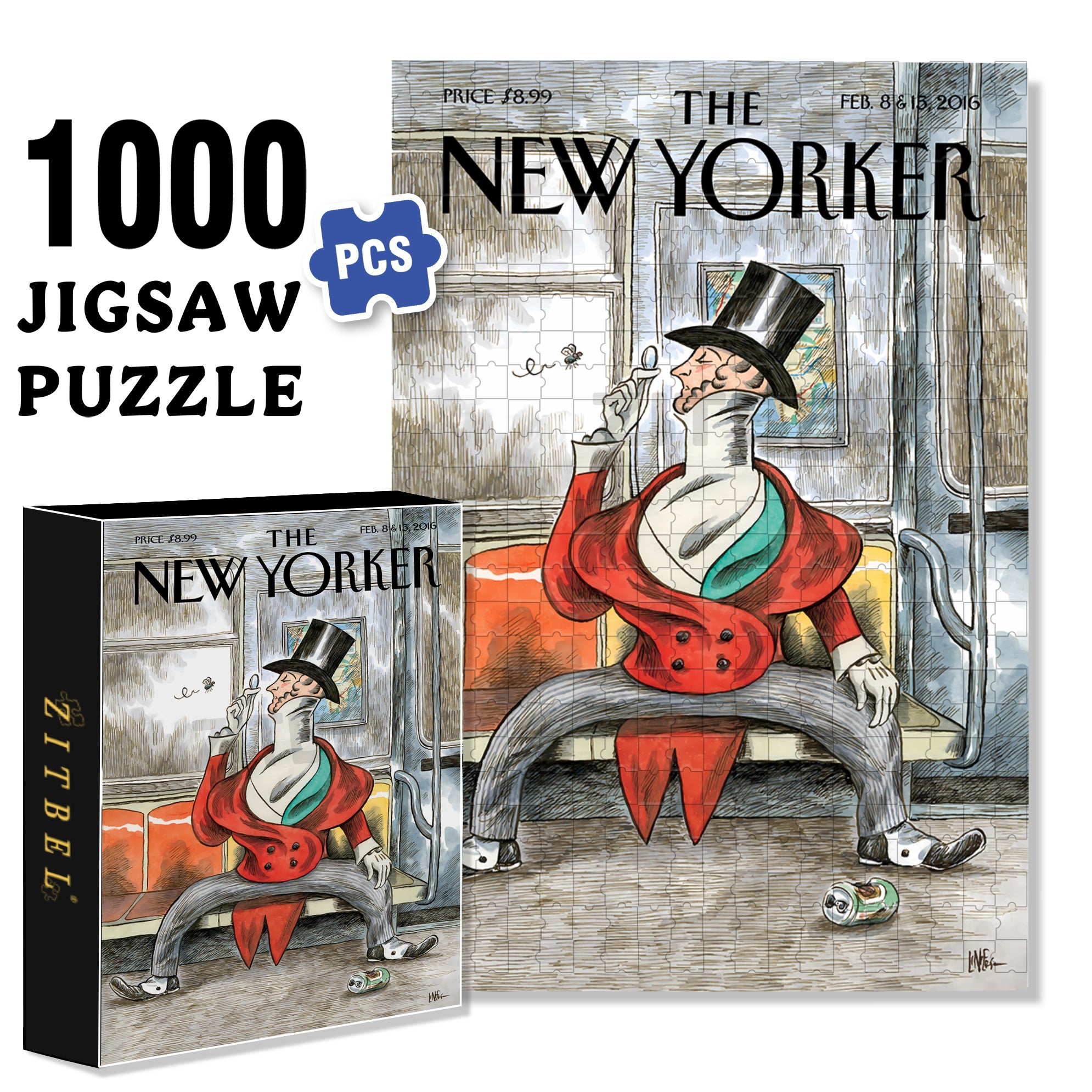 Eustace Spreads Out 500pcs/1000pcs Jigsaw Puzzle, Scratch-Resistant, Interactive Family Game & Brain-Boosting DIY Decor, Perfect for Halloween, Christmas & New Year Gifts, Family Puzzle Game