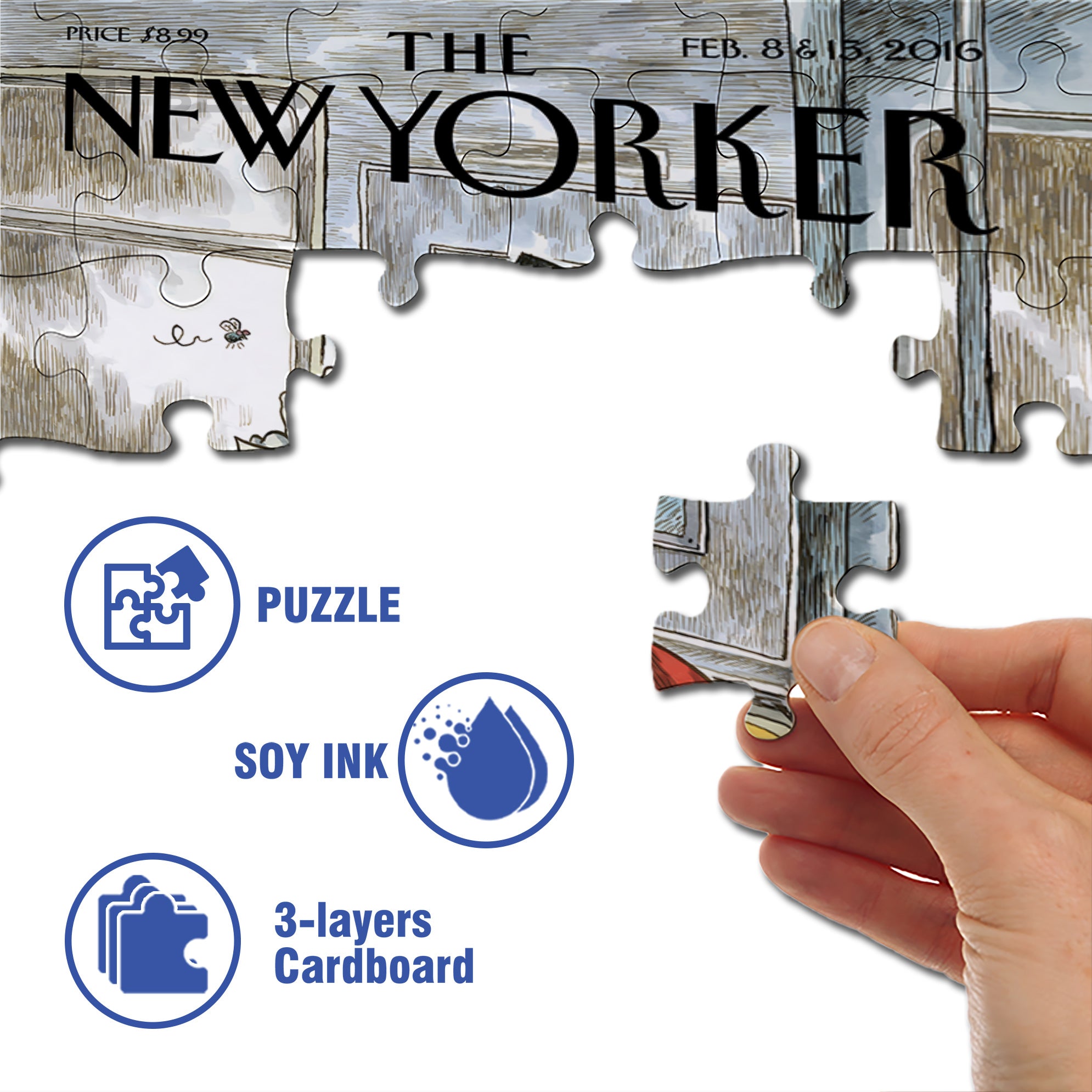 Eustace Spreads Out 500pcs/1000pcs Jigsaw Puzzle, Scratch-Resistant, Interactive Family Game & Brain-Boosting DIY Decor, Perfect for Halloween, Christmas & New Year Gifts, Family Puzzle Game