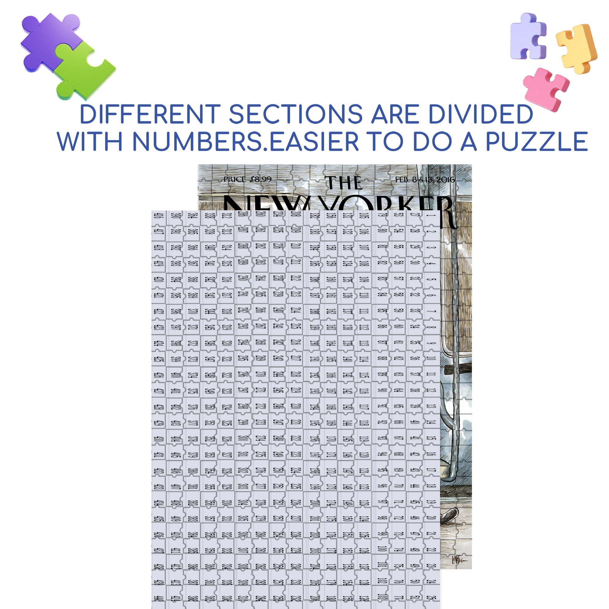 Eustace Spreads Out 500pcs/1000pcs Jigsaw Puzzle, Scratch-Resistant, Interactive Family Game & Brain-Boosting DIY Decor, Perfect for Halloween, Christmas & New Year Gifts, Family Puzzle Game