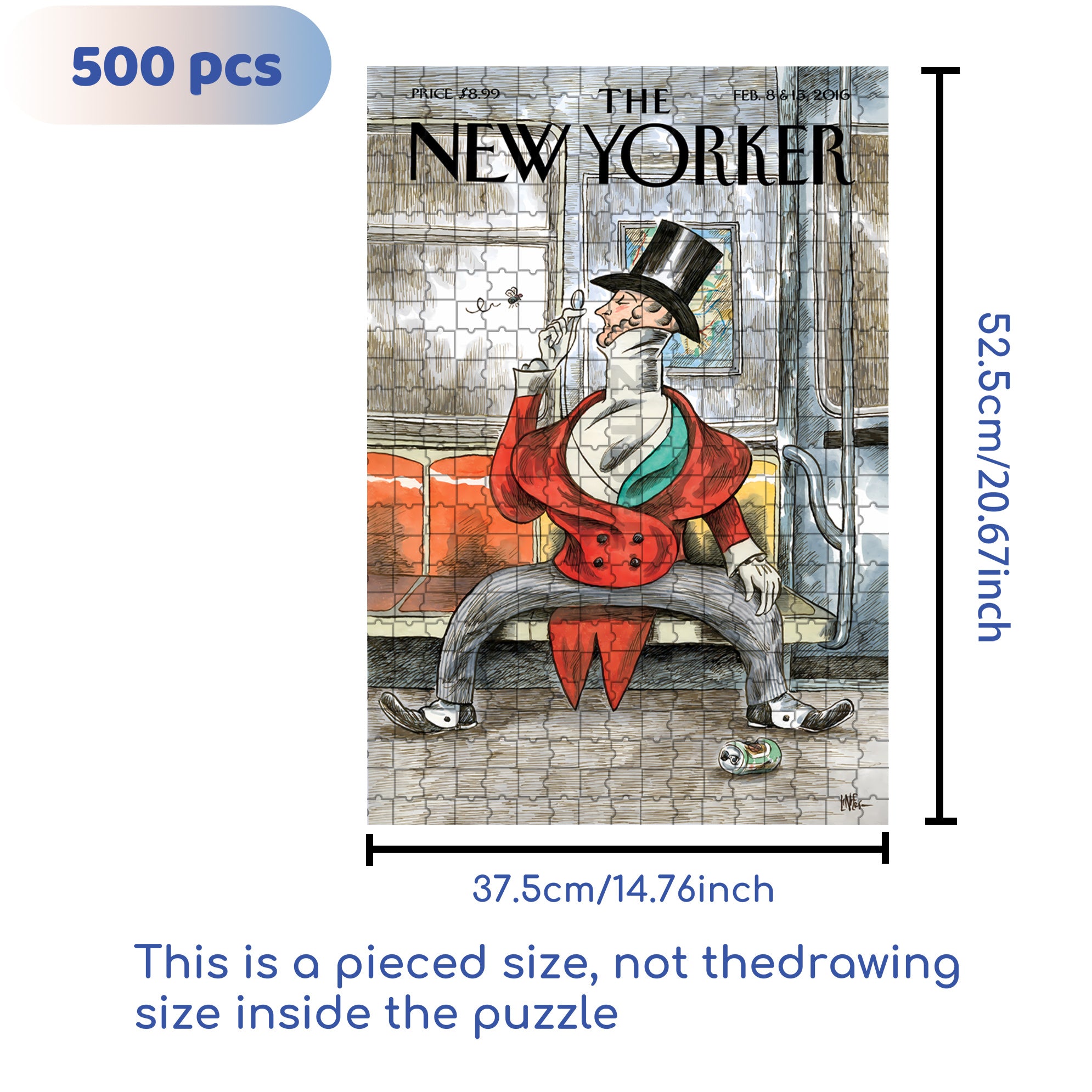 Eustace Spreads Out 500pcs/1000pcs Jigsaw Puzzle, Scratch-Resistant, Interactive Family Game & Brain-Boosting DIY Decor, Perfect for Halloween, Christmas & New Year Gifts, Family Puzzle Game