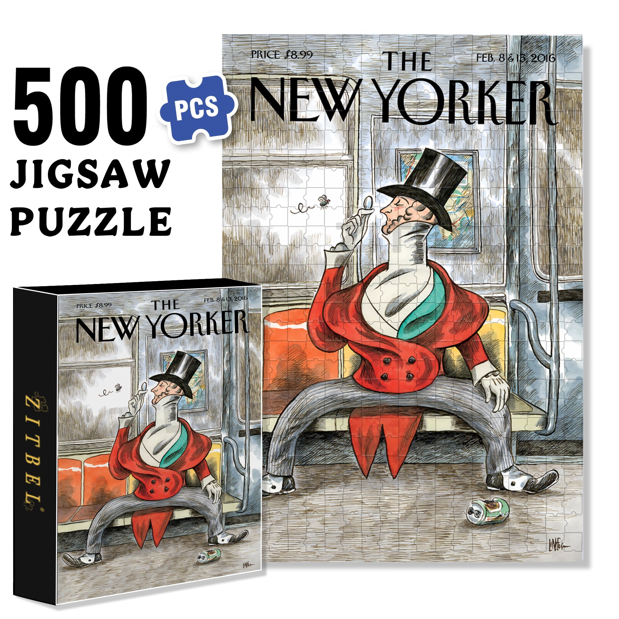 Eustace Spreads Out 500pcs/1000pcs Jigsaw Puzzle, Scratch-Resistant, Interactive Family Game & Brain-Boosting DIY Decor, Perfect for Halloween, Christmas & New Year Gifts, Family Puzzle Game