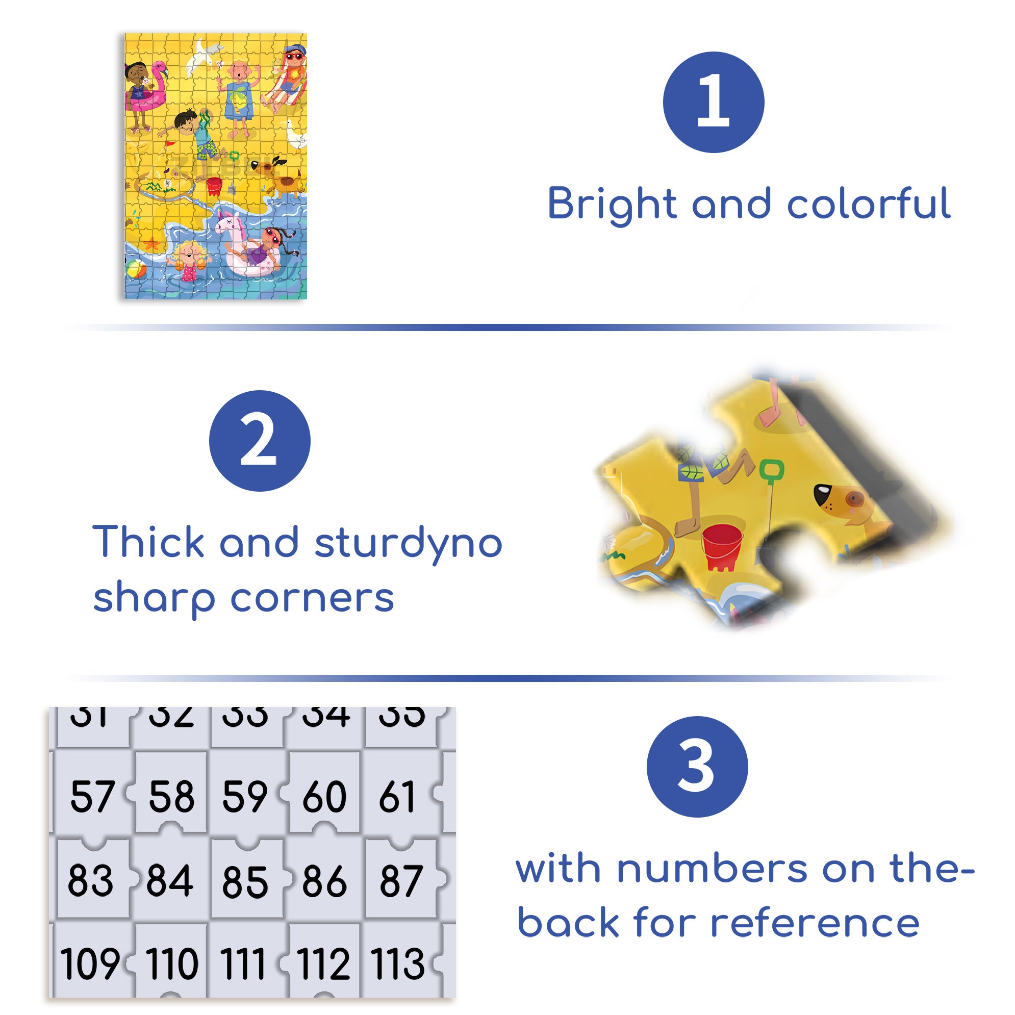 Happy Seaside 500pcs/1000pcs Jigsaw Puzzle, Scratch-Resistant, Interactive Family Game & Brain-Boosting DIY Decor, Perfect for Halloween, Christmas & New Year Gifts, Family Puzzle Game