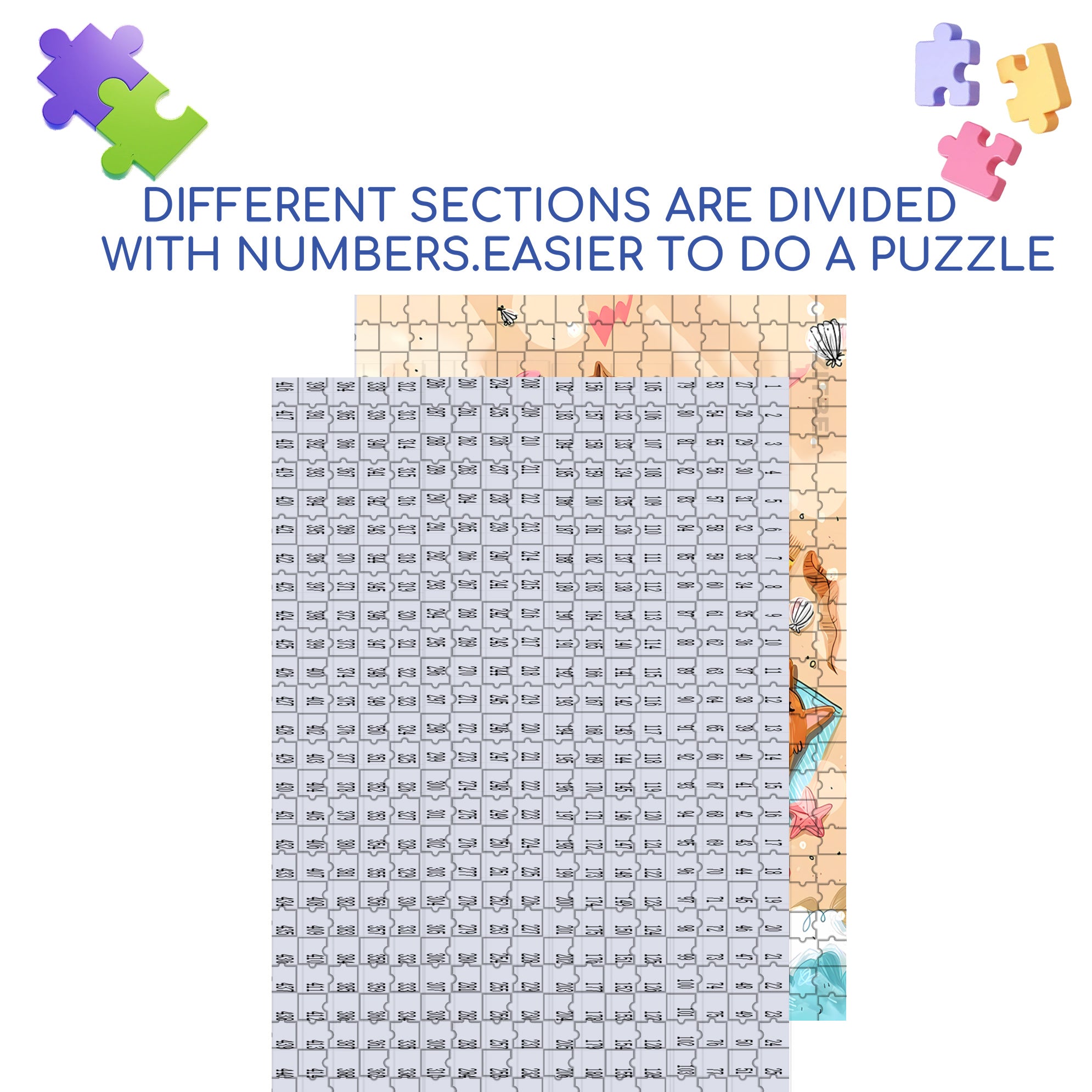 Long Vacation 500pcs/1000pcs Jigsaw Puzzle, Scratch-Resistant, Interactive Family Game & Brain-Boosting DIY Decor, Perfect for Halloween, Christmas & New Year Gifts, Family Puzzle Game