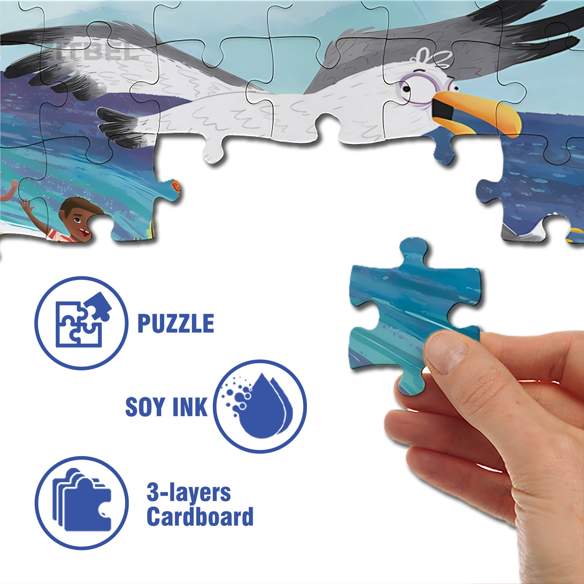 My Sandwich 500pcs/1000pcs Jigsaw Puzzle, Scratch-Resistant, Interactive Family Game & Brain-Boosting DIY Decor, Perfect for Halloween, Christmas & New Year Gifts, Family Puzzle Game