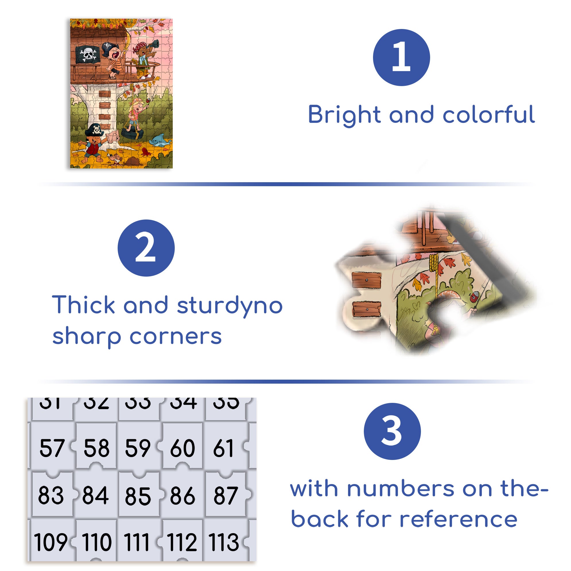 Pirate Play 500pcs/1000pcs Jigsaw Puzzle, Scratch-Resistant, Interactive Family Game & Brain-Boosting DIY Decor, Perfect for Halloween, Christmas & New Year Gifts, Family Puzzle Game
