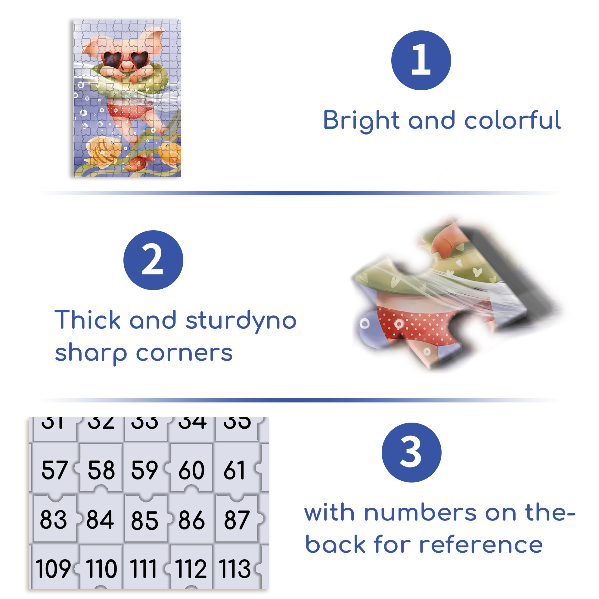 Sea Fun 500pcs/1000pcs Jigsaw Puzzle, Scratch-Resistant, Interactive Family Game & Brain-Boosting DIY Decor, Perfect for Halloween, Christmas & New Year Gifts, Family Puzzle Game