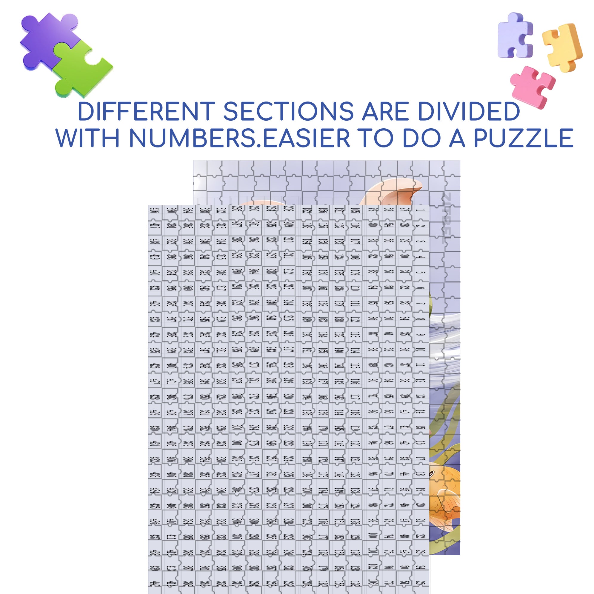 Sea Fun 500pcs/1000pcs Jigsaw Puzzle, Scratch-Resistant, Interactive Family Game & Brain-Boosting DIY Decor, Perfect for Halloween, Christmas & New Year Gifts, Family Puzzle Game