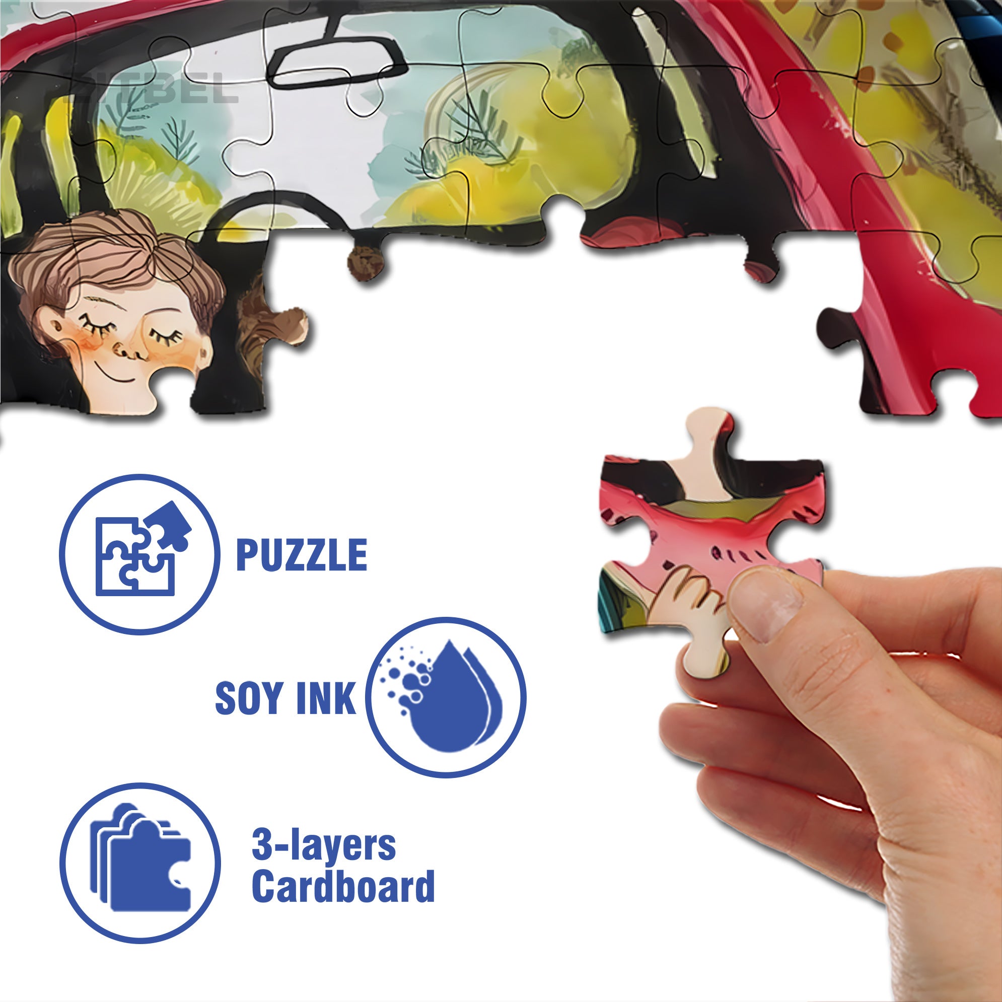 Share 500pcs/1000pcs Jigsaw Puzzle, Scratch-Resistant, Interactive Family Game & Brain-Boosting DIY Decor, Perfect for Halloween, Christmas & New Year Gifts, Family Puzzle Game