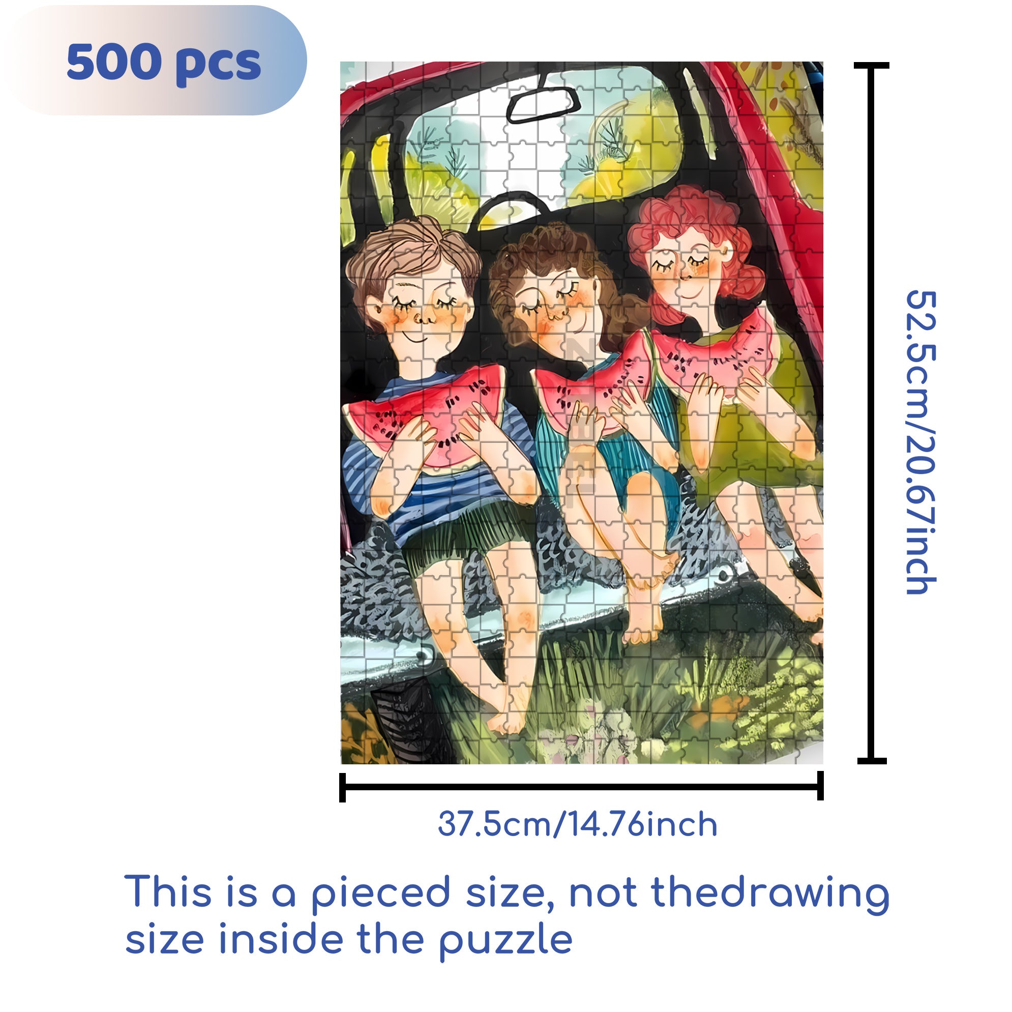 Share 500pcs/1000pcs Jigsaw Puzzle, Scratch-Resistant, Interactive Family Game & Brain-Boosting DIY Decor, Perfect for Halloween, Christmas & New Year Gifts, Family Puzzle Game