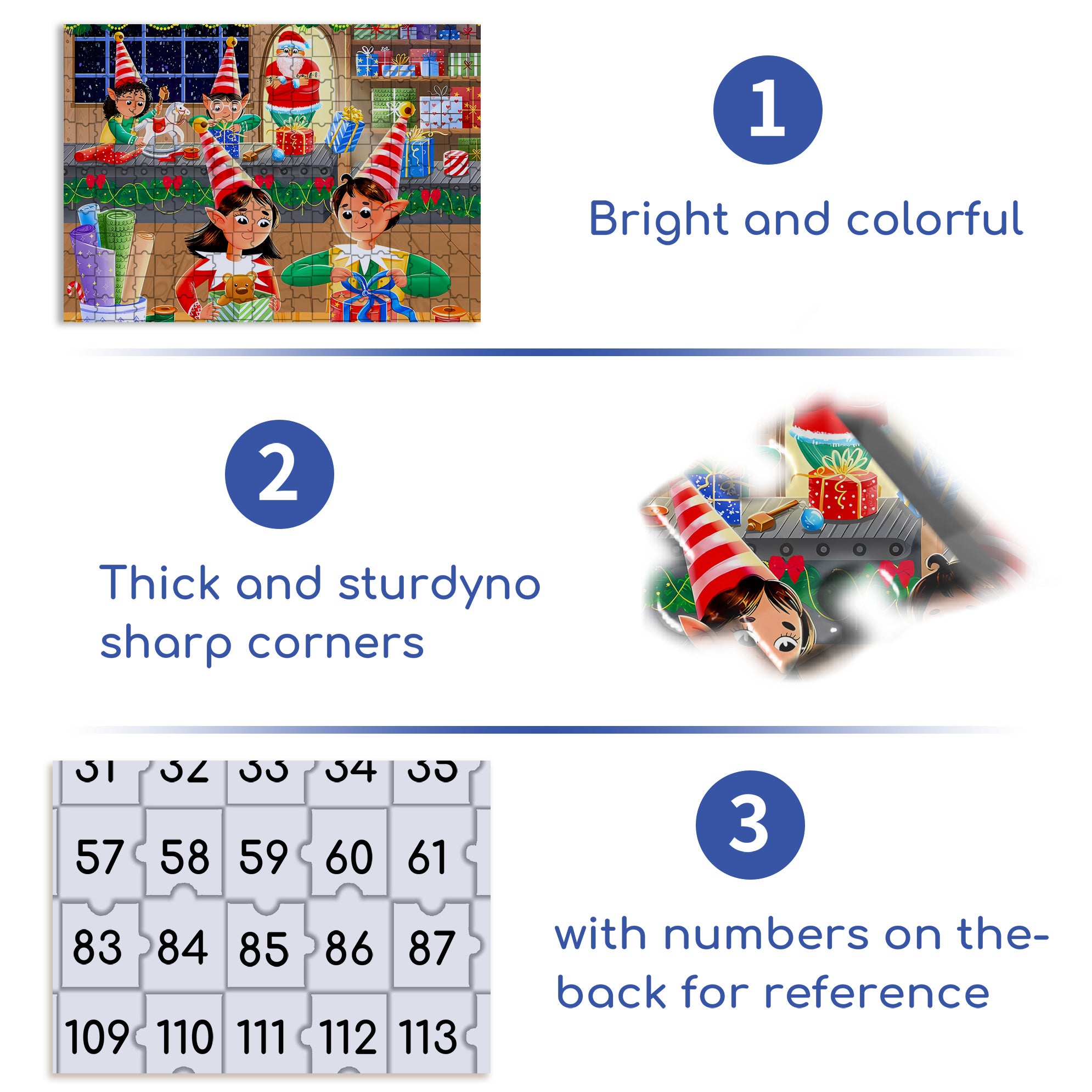 X'mas Cards 500pcs/1000pcs Jigsaw Puzzle, Scratch-Resistant, Interactive Family Game & Brain-Boosting DIY Decor, Perfect for Halloween, Christmas & New Year Gifts, Family Puzzle Game