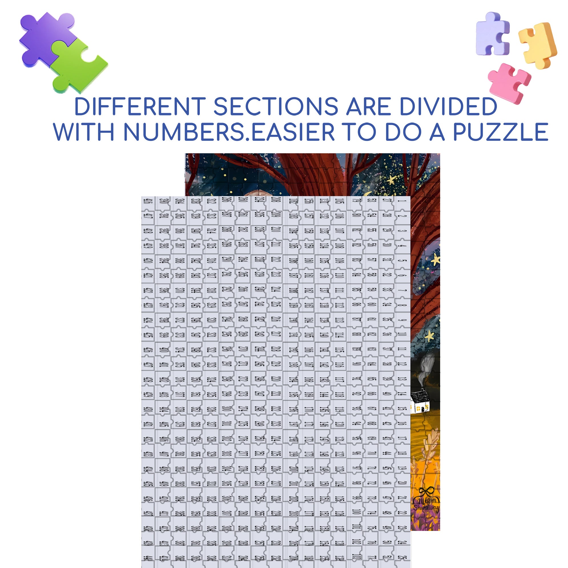 Baby Is  Sleeping 500pcs/1000pcs Jigsaw Puzzle, Scratch-Resistant, Interactive Family Game & Brain-Boosting DIY Decor, Perfect for Halloween, Christmas & New Year Gifts, Family Puzzle Game