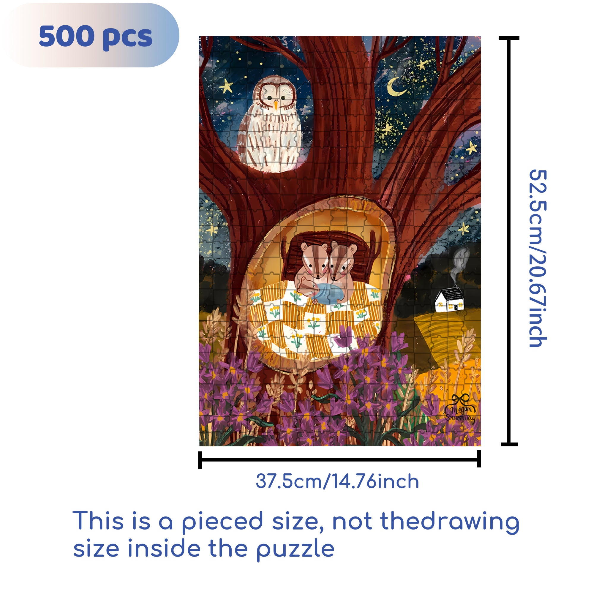 Baby Is  Sleeping 500pcs/1000pcs Jigsaw Puzzle, Scratch-Resistant, Interactive Family Game & Brain-Boosting DIY Decor, Perfect for Halloween, Christmas & New Year Gifts, Family Puzzle Game