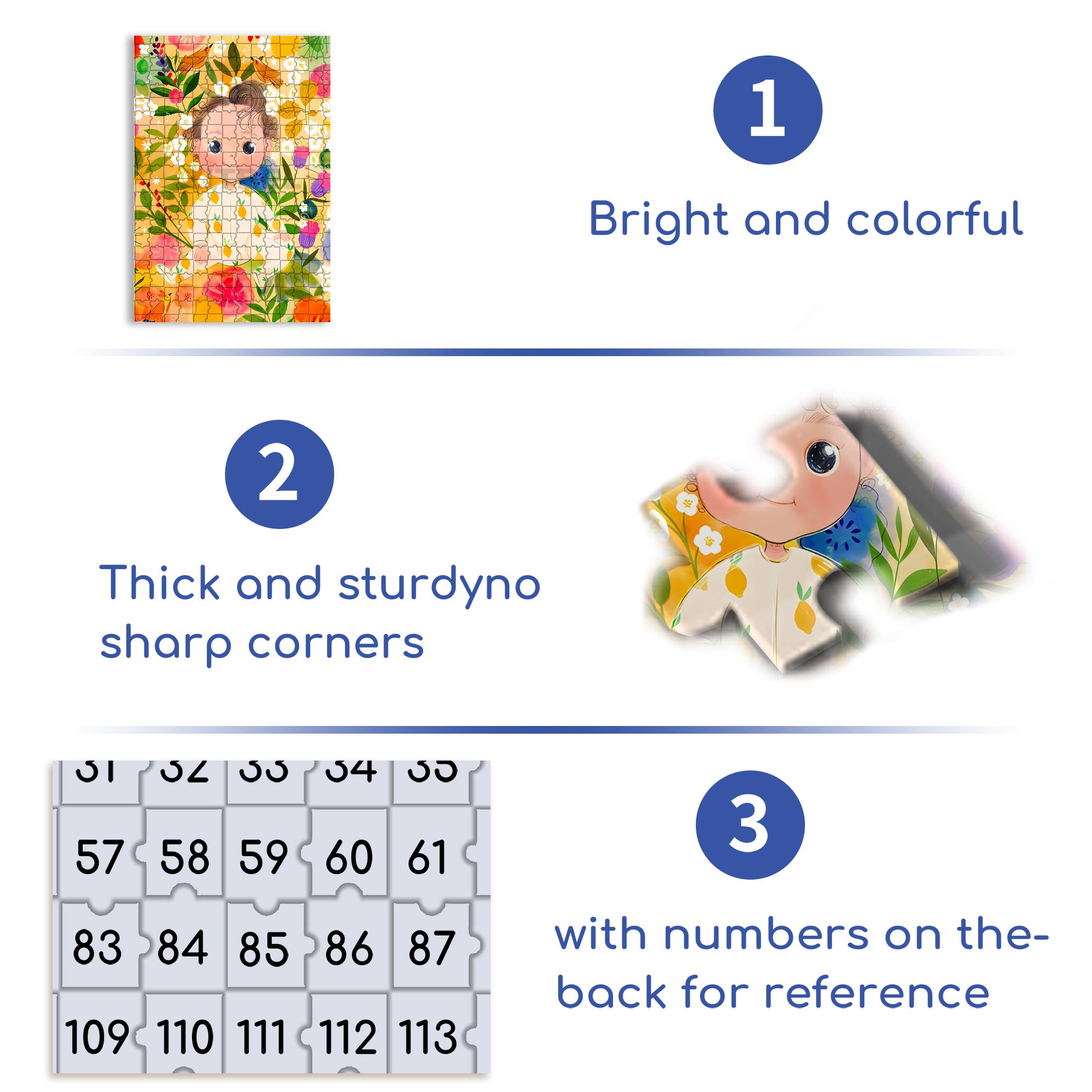 Baby Kate 500pcs/1000pcs Jigsaw Puzzle, Scratch-Resistant, Interactive Family Game & Brain-Boosting DIY Decor, Perfect for Halloween, Christmas & New Year Gifts, Family Puzzle Game