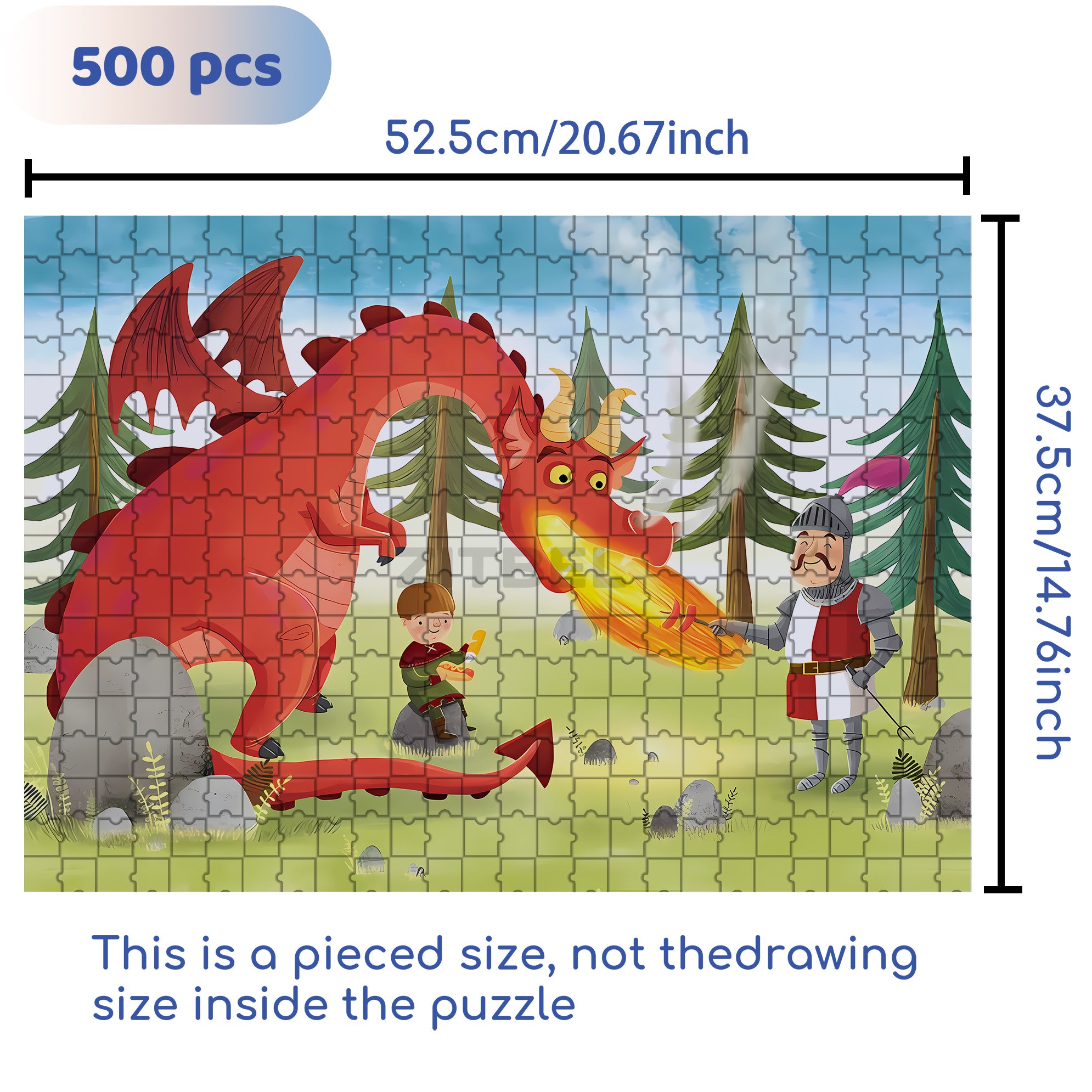Barbecue Grill 500pcs/1000pcs Jigsaw Puzzle, Scratch-Resistant, Interactive Family Game & Brain-Boosting DIY Decor, Perfect for Halloween, Christmas & New Year Gifts, Family Puzzle Game